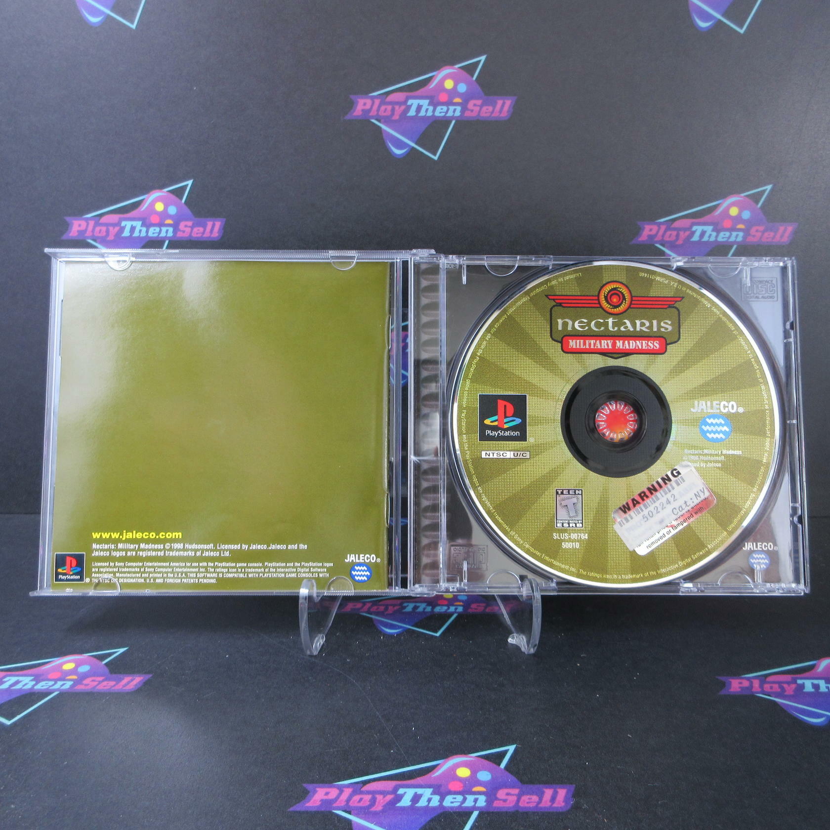 Nectaris Military Madness PS1 PlayStation 1 DD Complete CIB - Very Good