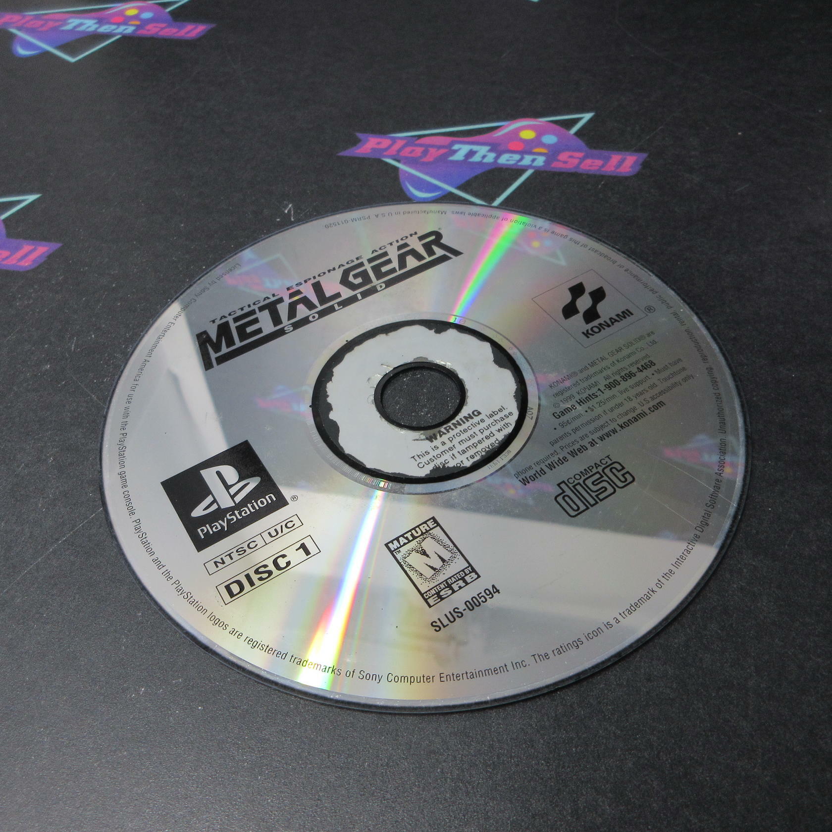 Metal Gear Solid GH PS1 PlayStation 1 DD Complete - Very Good
