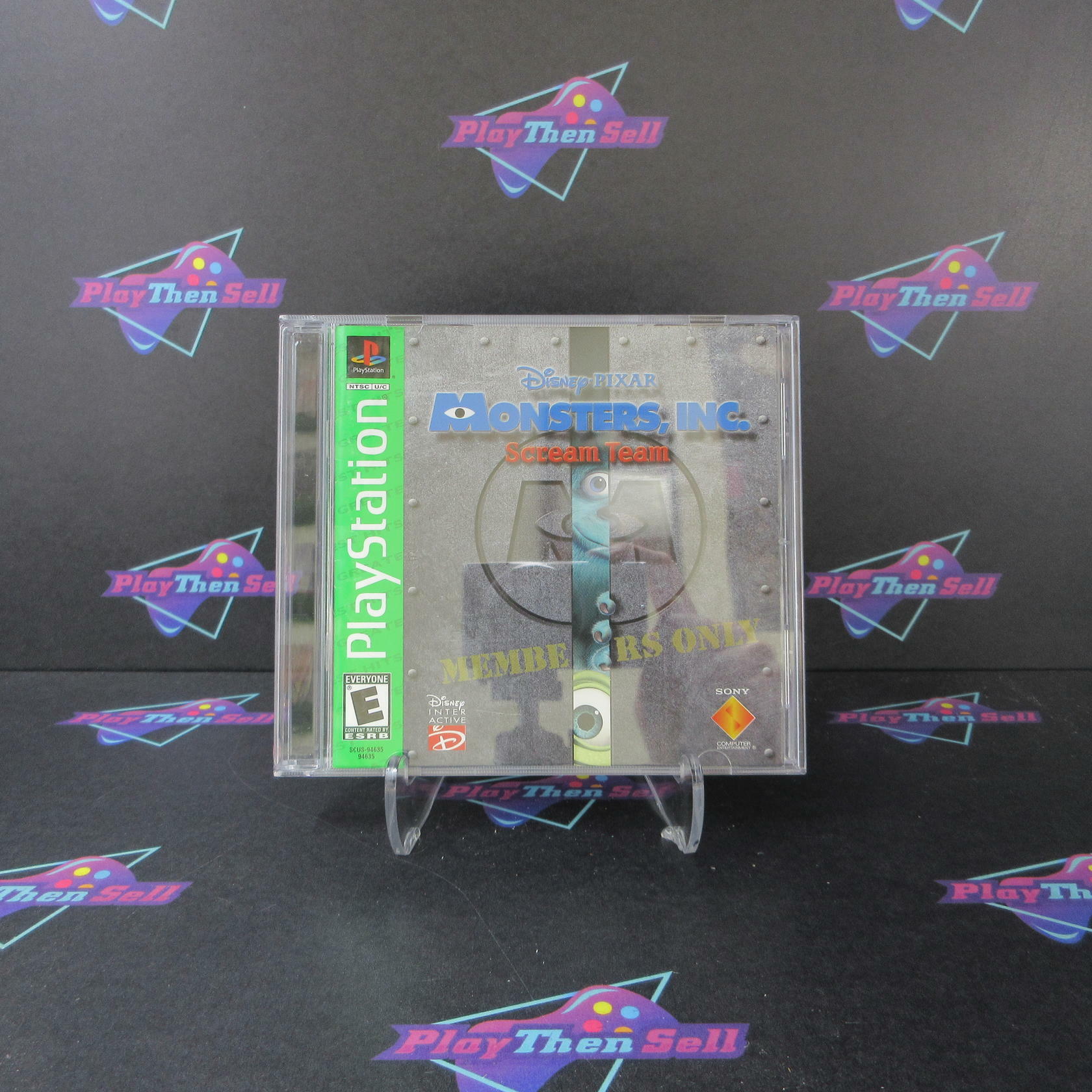 Monsters Inc Scream Team GH PS1 PlayStation 1 No Art - Very Good