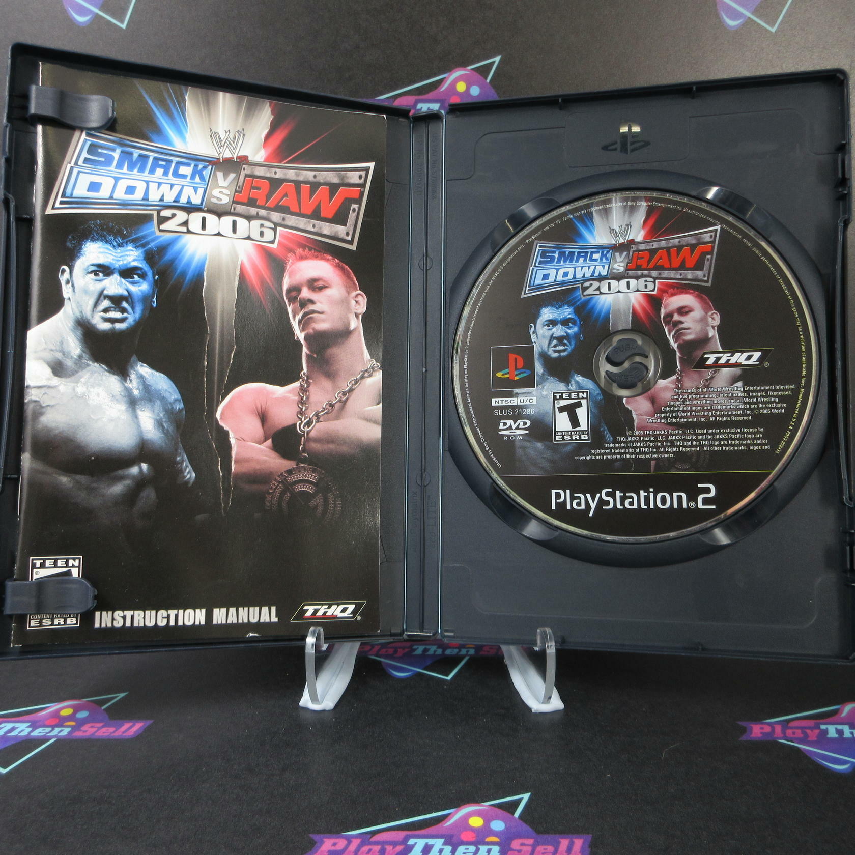 SmackDown Vs Raw 2006 PS2 PlayStation 2 - Like New