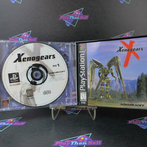 Xenogears PS1 PlayStation 1 + Registration Card - Like New