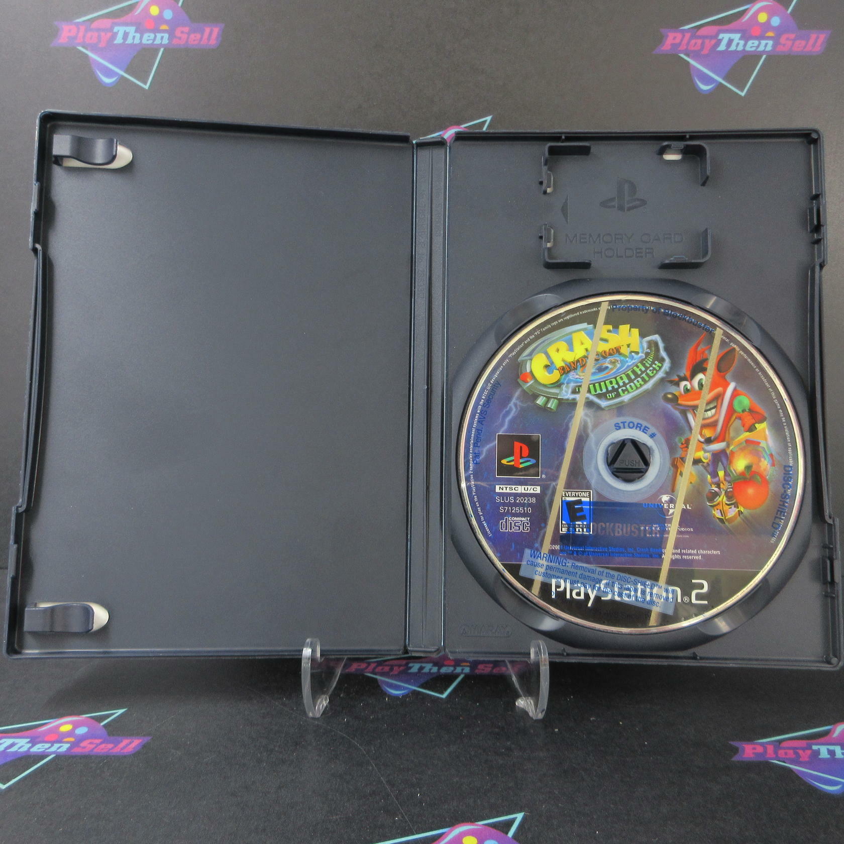 Crash Bandicoot The Wrath of Cortex PS2 PlayStation 2 DD/NM - Very Good