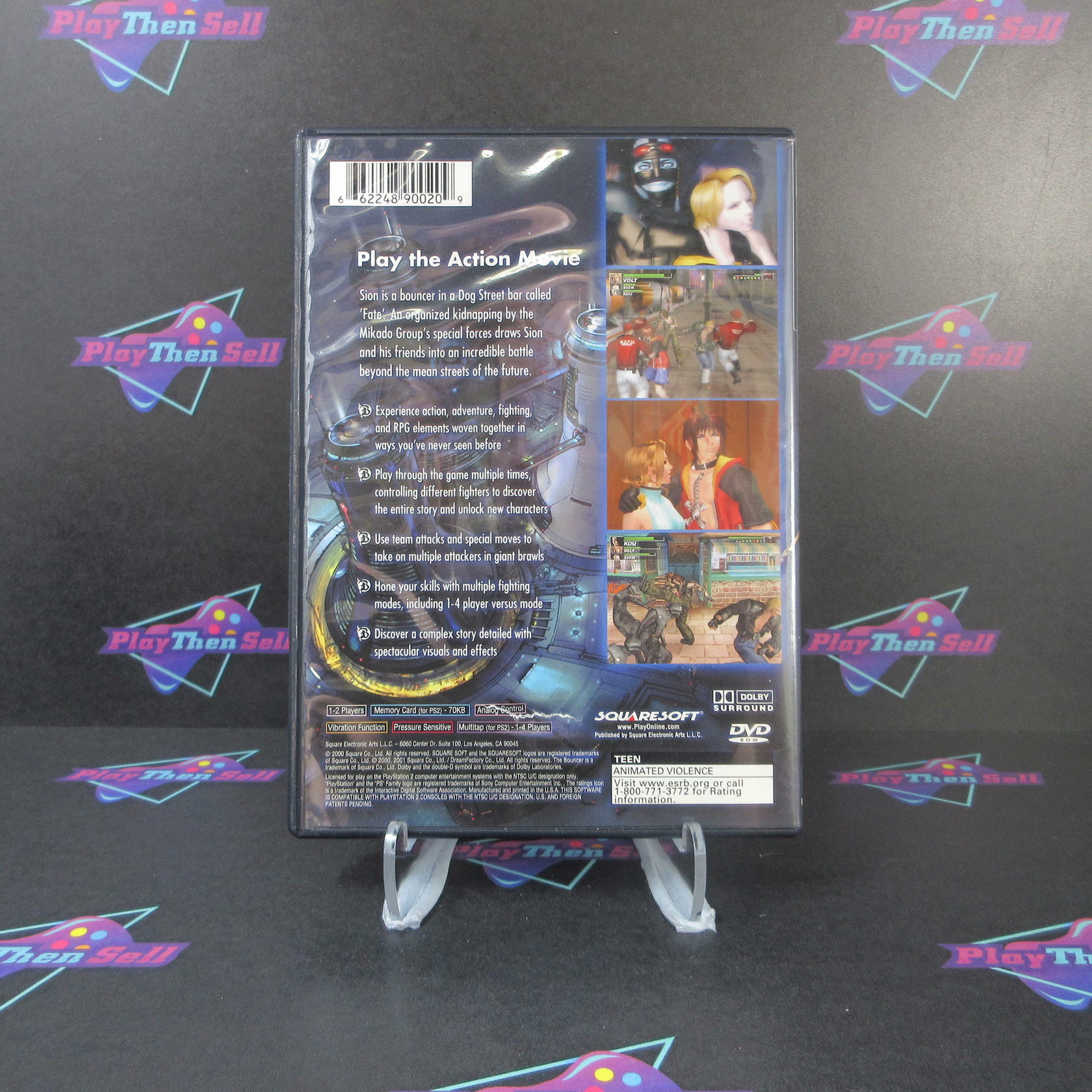 The Bouncer PS2 PlayStation 2 + Reg Card - Like New