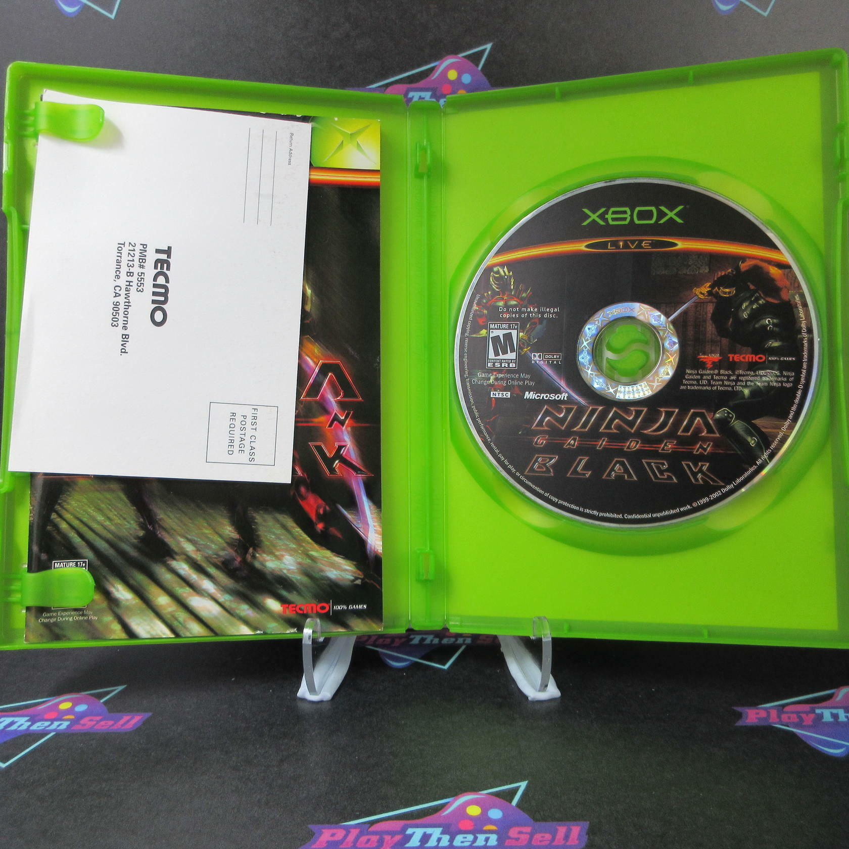 Ninja Gaiden Black - Xbox + Reg Card - Like New