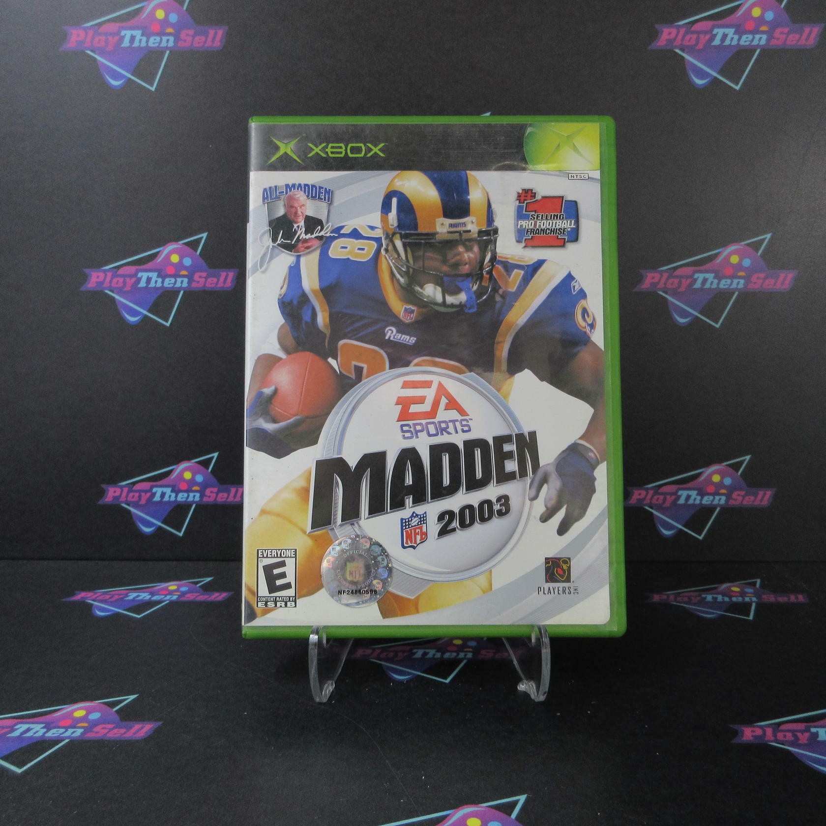 Madden NFL 2003 Xbox AD + Reg Card Complete CIB - Very Good
