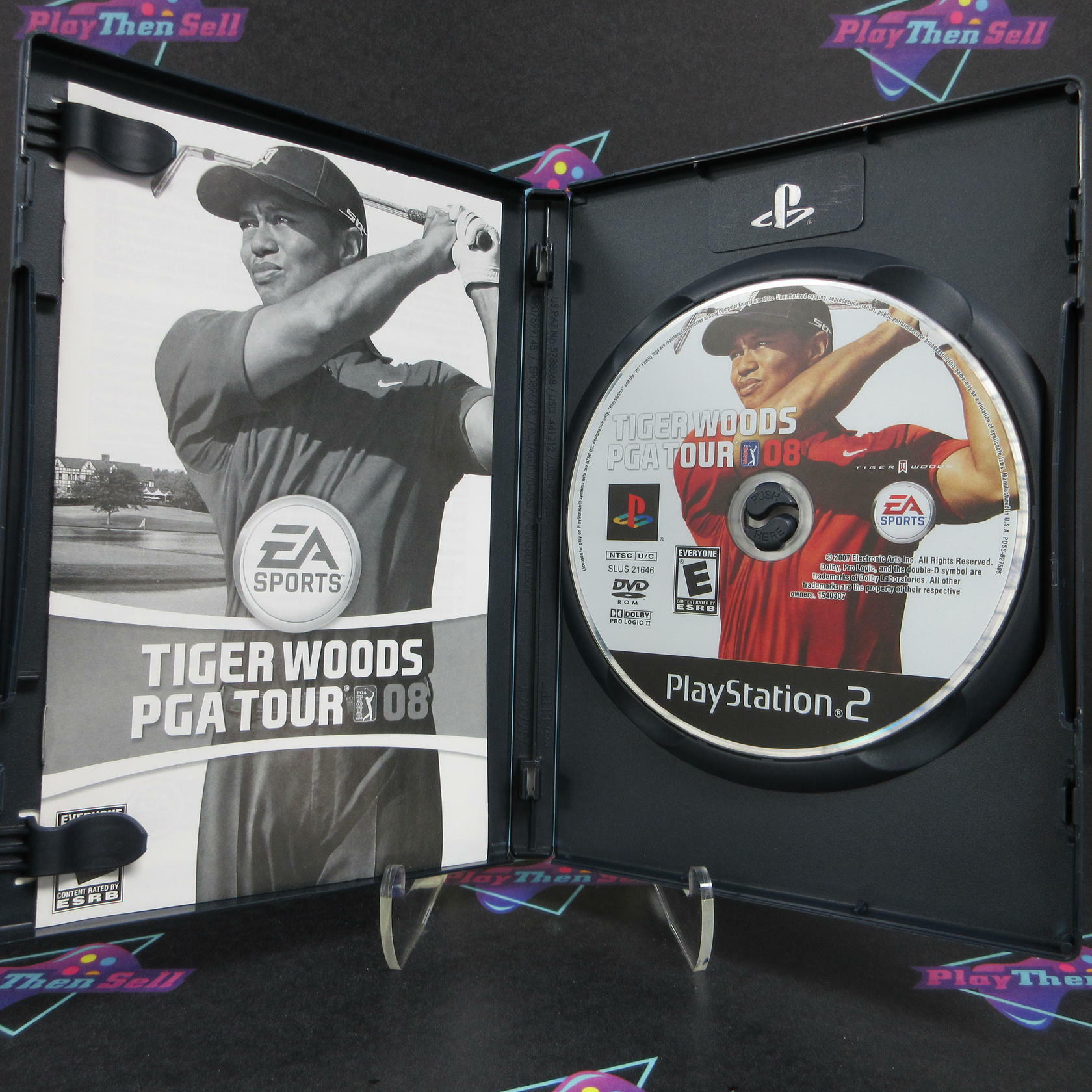 Tiger Woods PGA Tour 08 PS2 PlayStation 2 - Like New