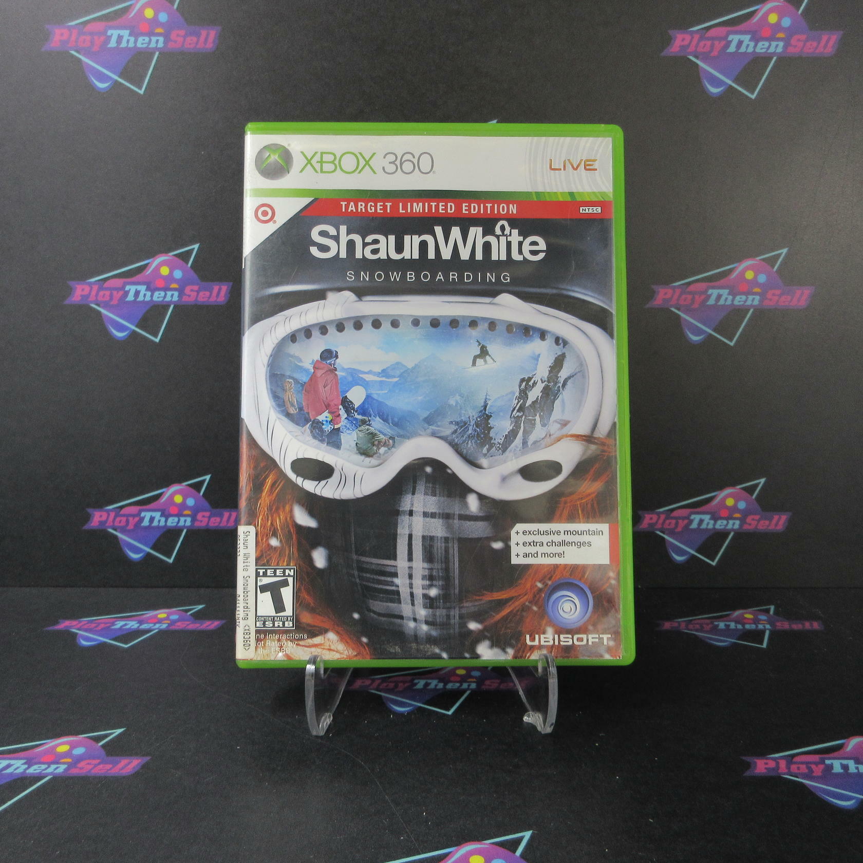 Shaun White Snowboarding Target Limited Edition Xbox 360 AD Complete CIB - Very Good