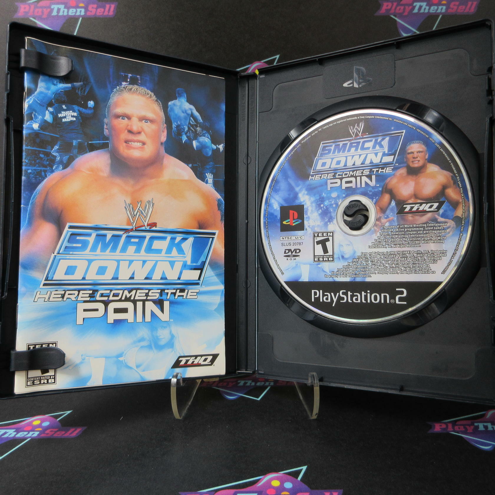 WWE Smackdown Here Comes The Pain PS2 PlayStation 2 - Like New
