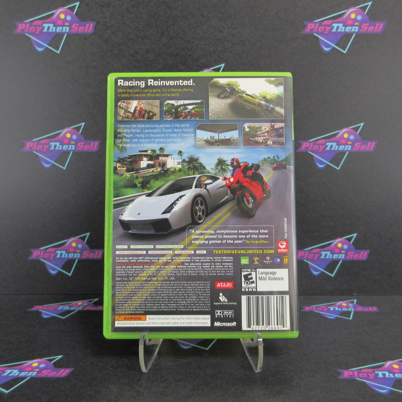 Test Drive Unlimited Xbox 360 - Like New