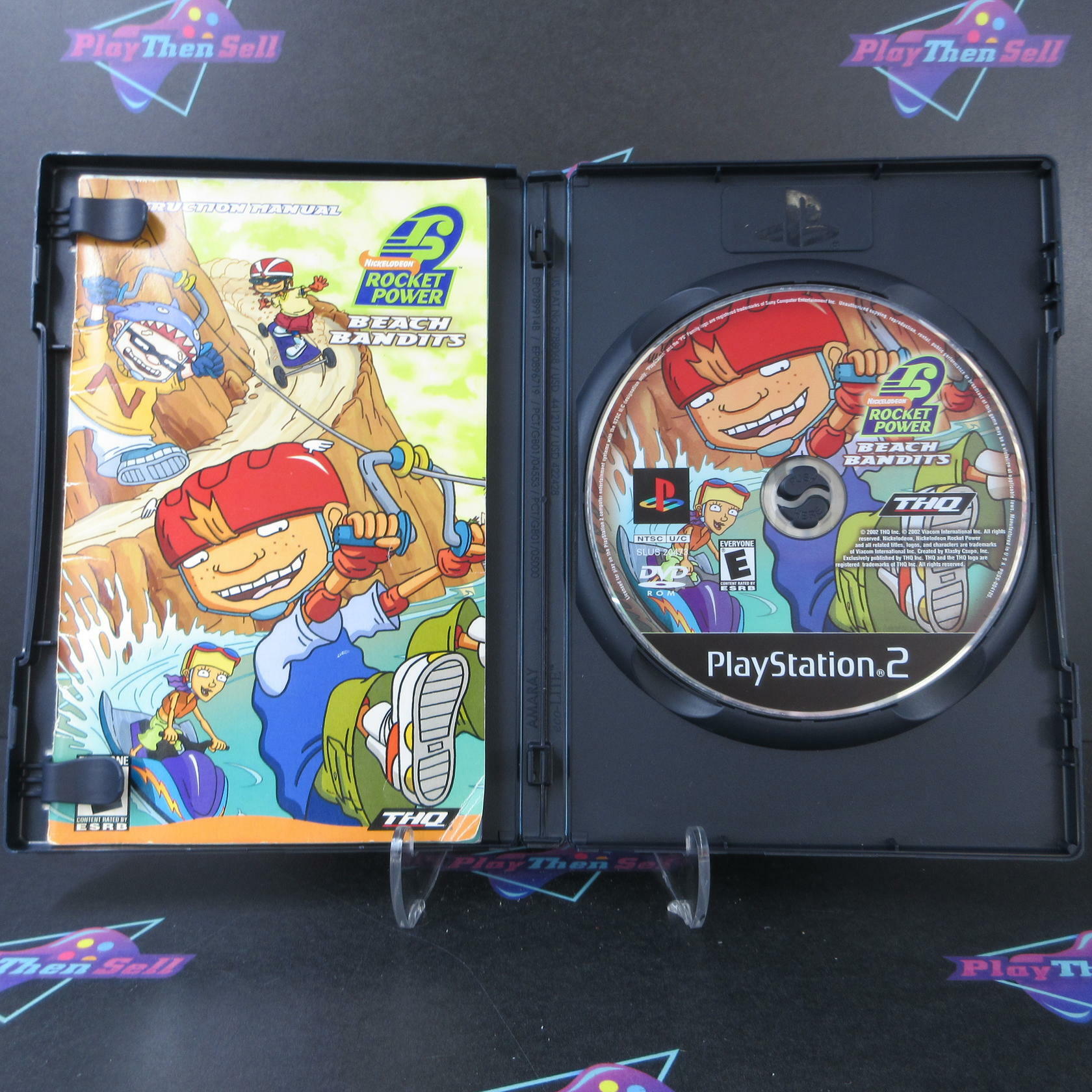 Rocket Power Beach Bandits PS2 PlayStation 2 MD Complete CIB - Very Good