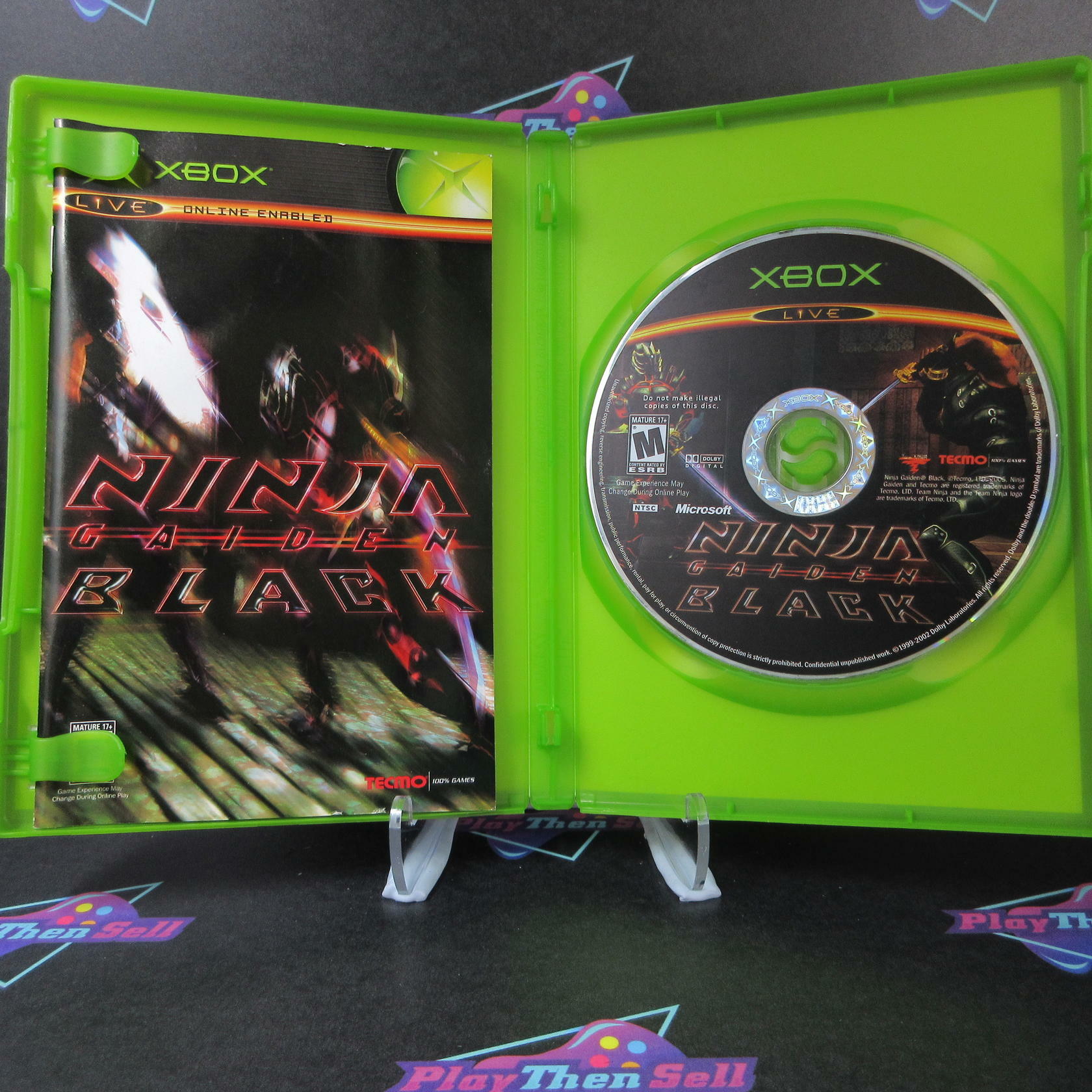 Ninja Gaiden Black - Xbox + Reg Card - Like New