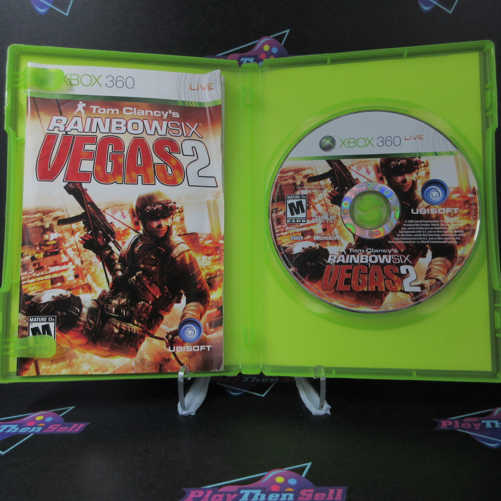 Tom Clancy's Rainbow Six Vegas 2 Xbox 360 + Bonus Disk - Like New