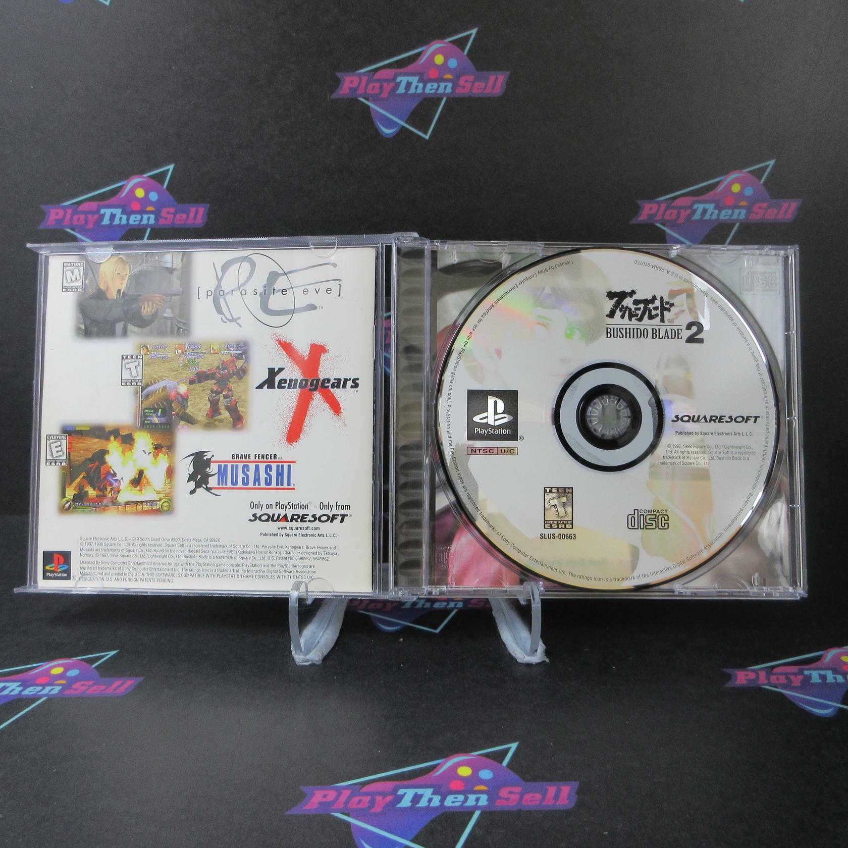 Bushido Blade 2 PS1 PlayStation 1 + Reg Card - Like New