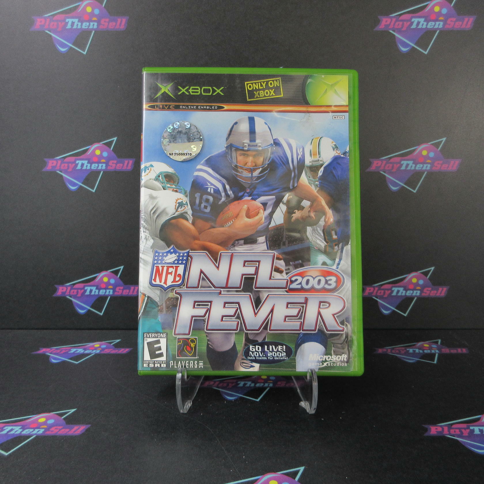 NFL Fever 2003 Xbox AD Complete CIB - Very Good