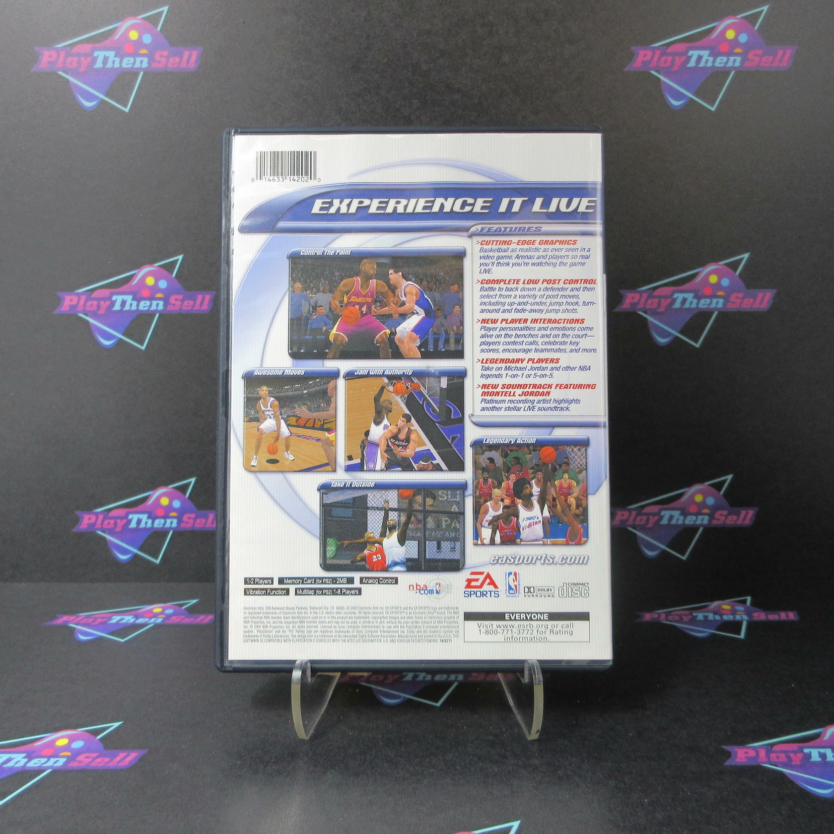NBA Live 2001 PS2 PlayStation 2 + Reg Card - Like New