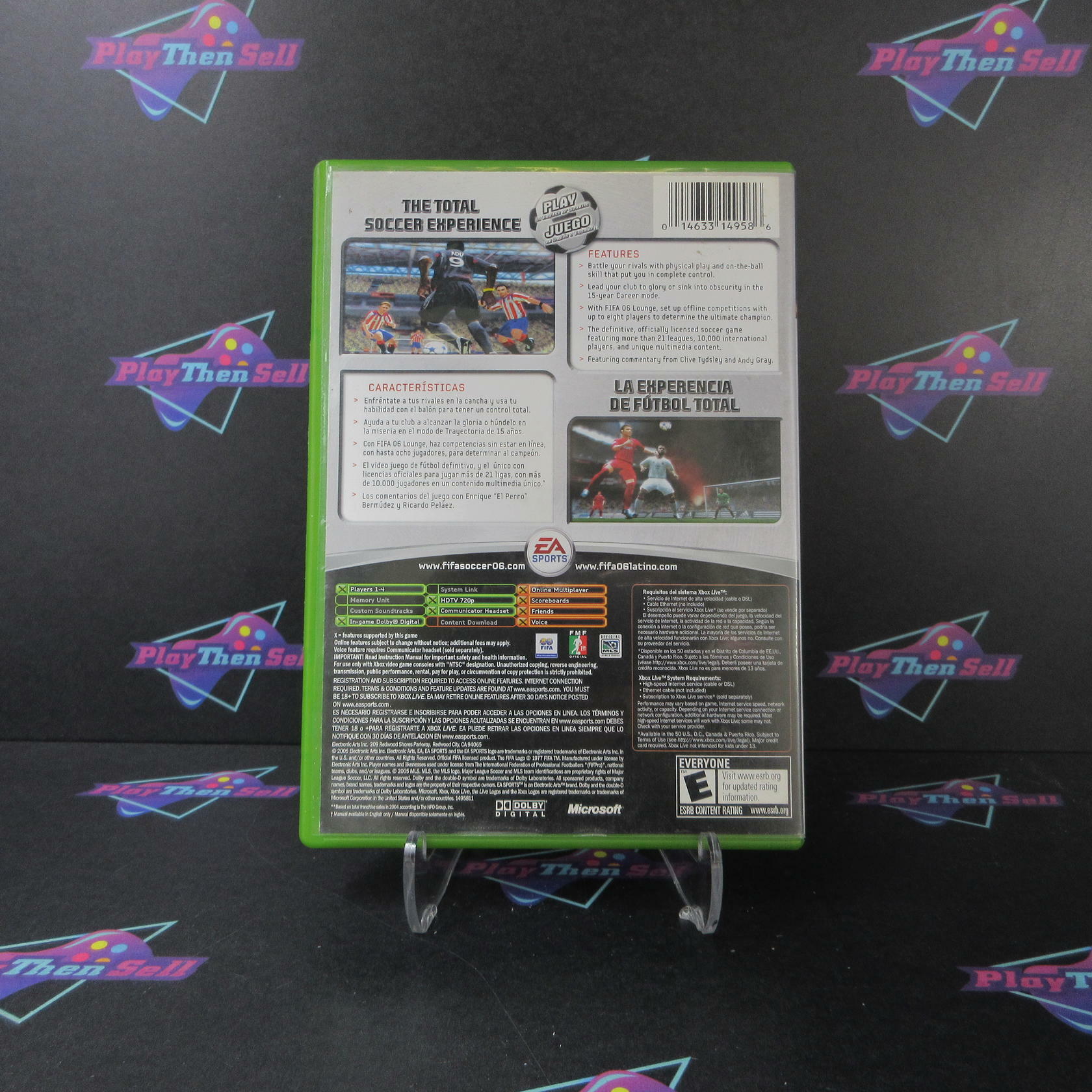FIFA Soccer 06 Xbox MD Complete CIB - Very Good