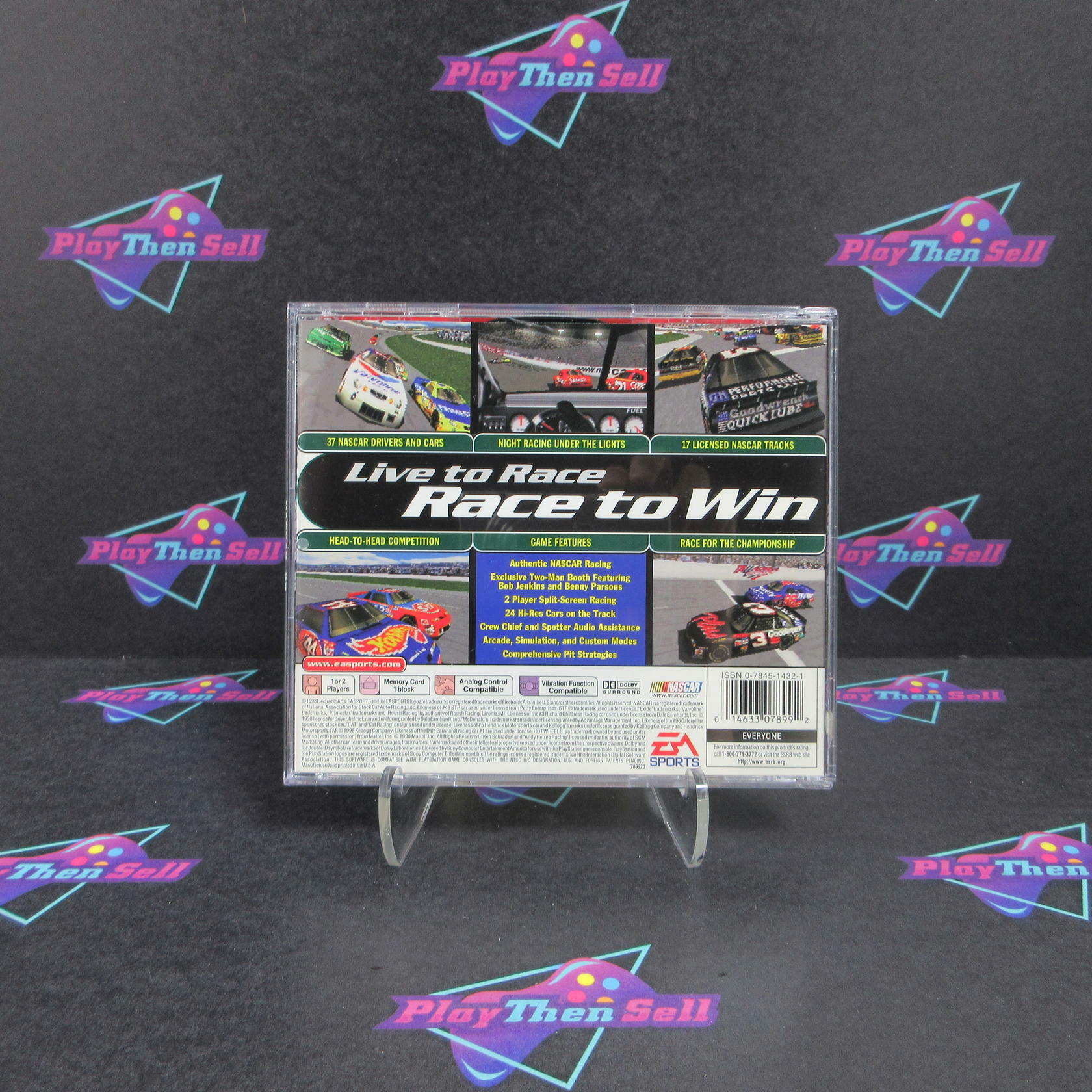 NASCAR 99 PS1 PlayStation 1 + Reg Card - Like New