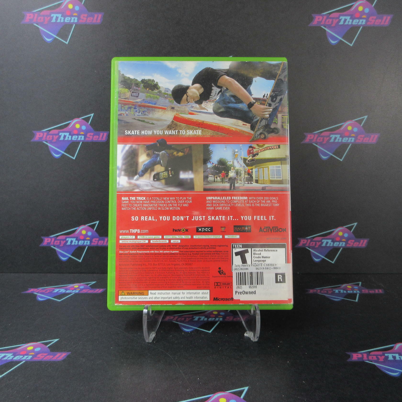 Tony Hawk's Project 8 Xbox 360 AD/DD/NM - Very Good
