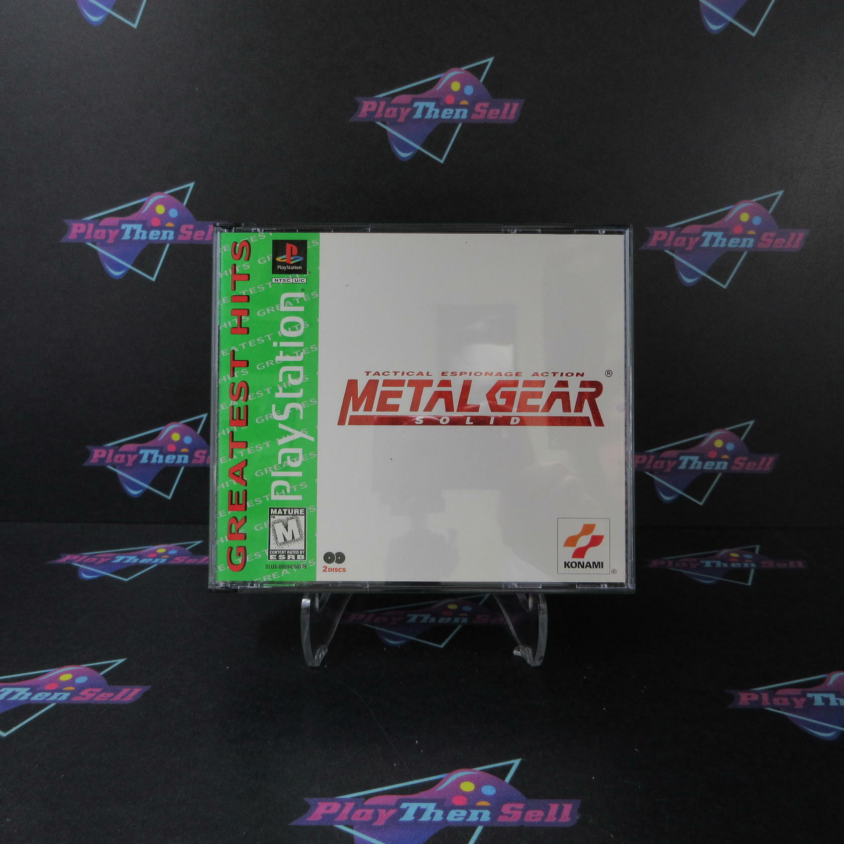 Metal Gear Solid GH PS1 PlayStation 1 DD Complete - Very Good
