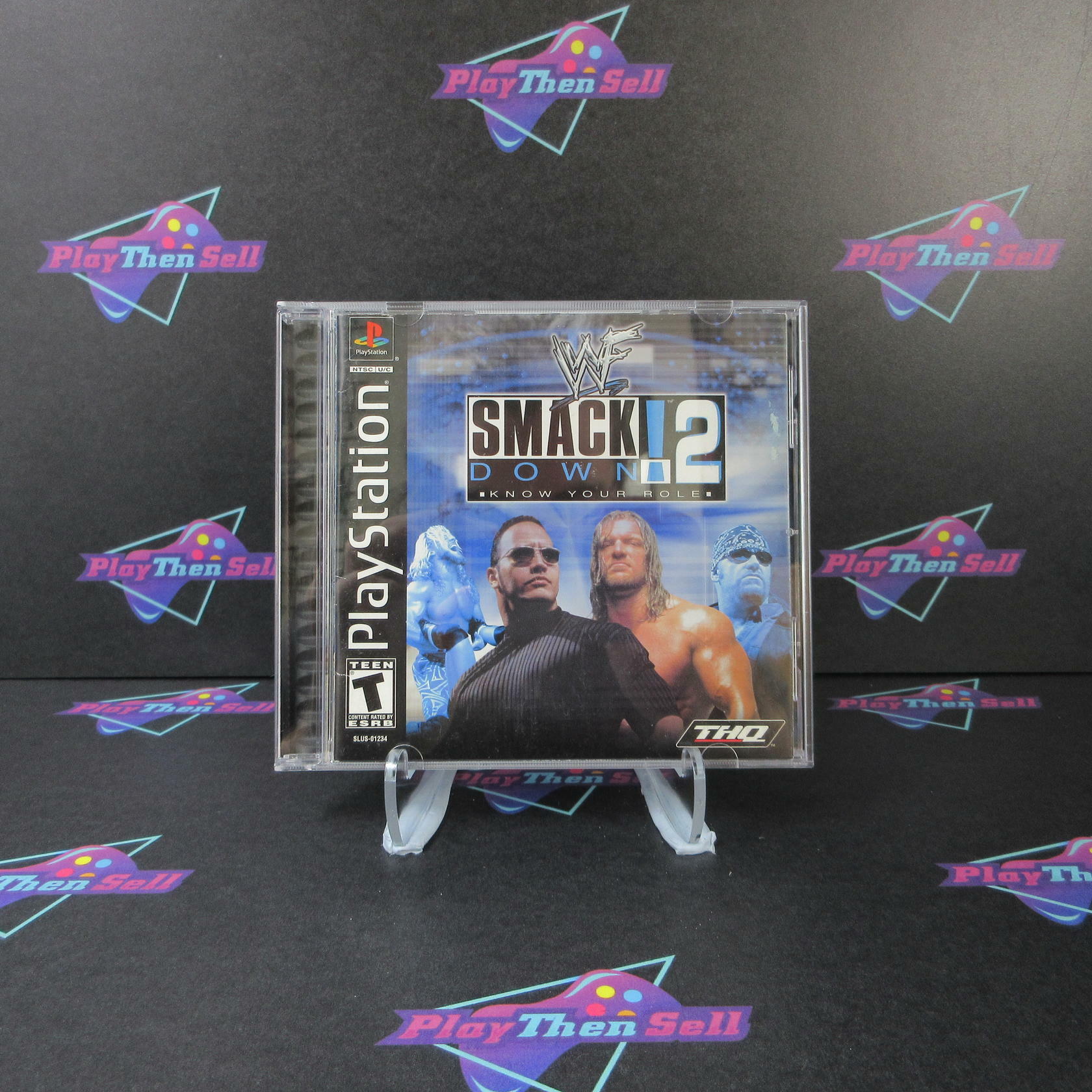 WWF Smackdown 2 Know Your Role PS1 PlayStation 1 - Like New