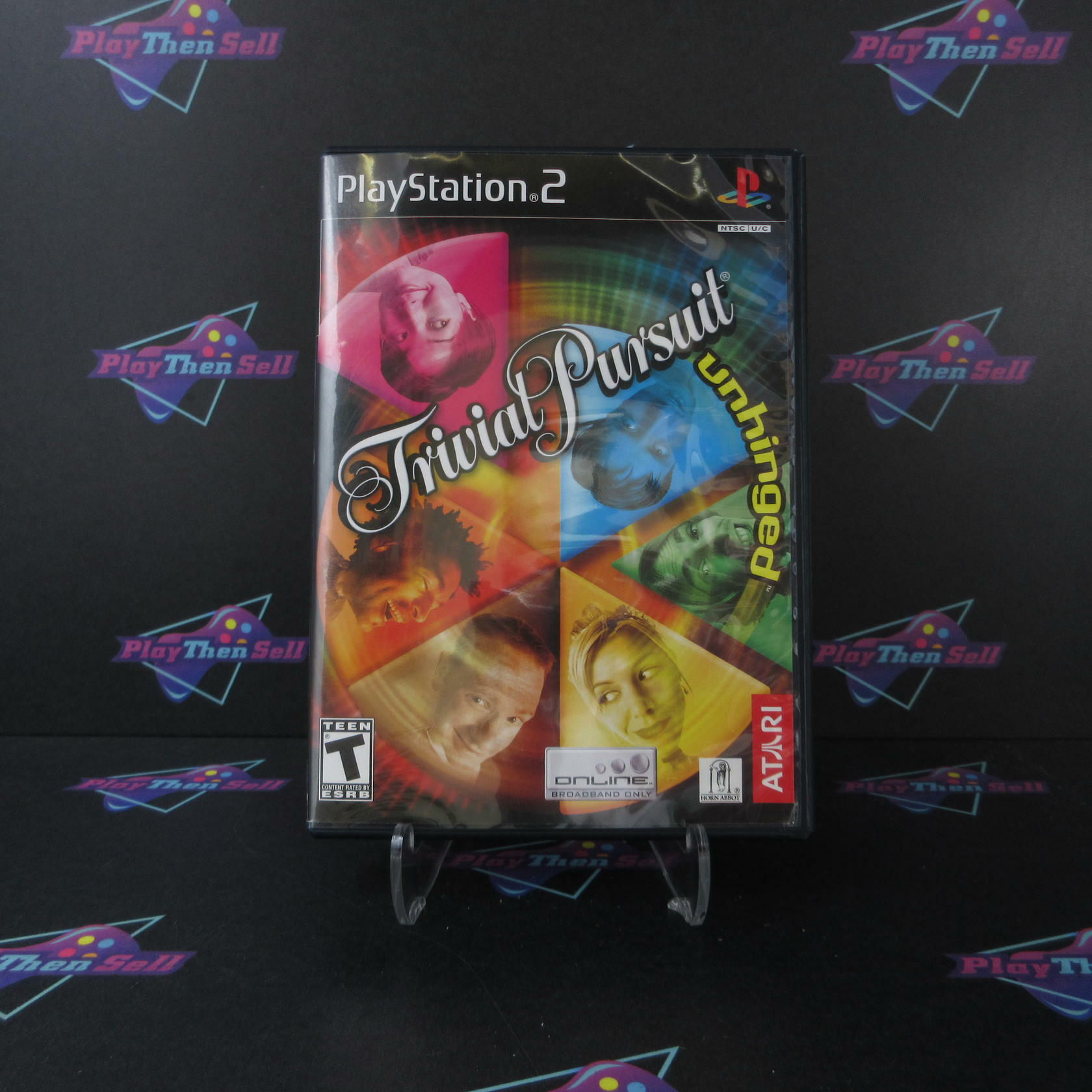 Trivial Pursuit Unhinged PS2 PlayStation 2 AD/NM - Very Good