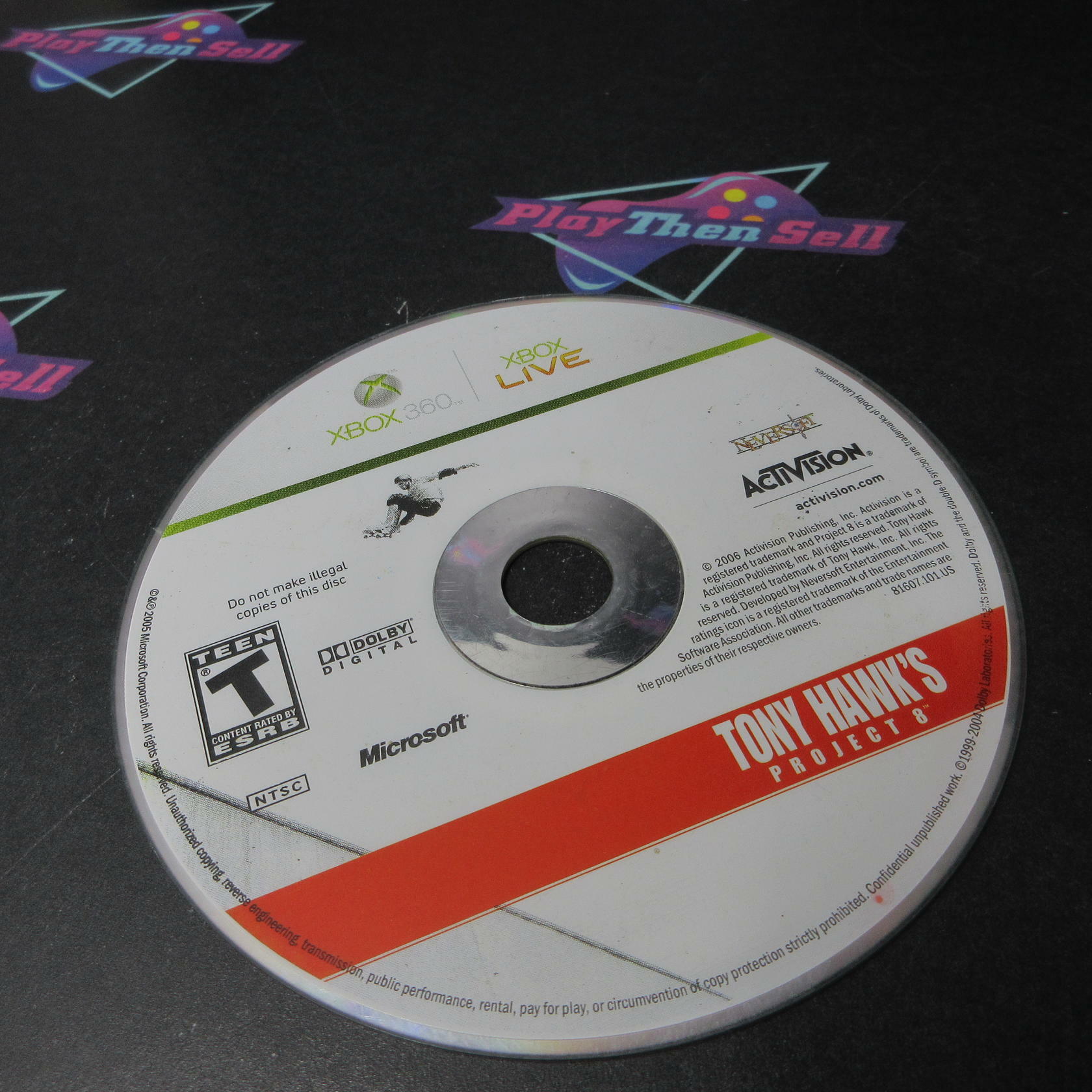 Tony Hawk's Project 8 Xbox 360 AD/DD/NM - Very Good