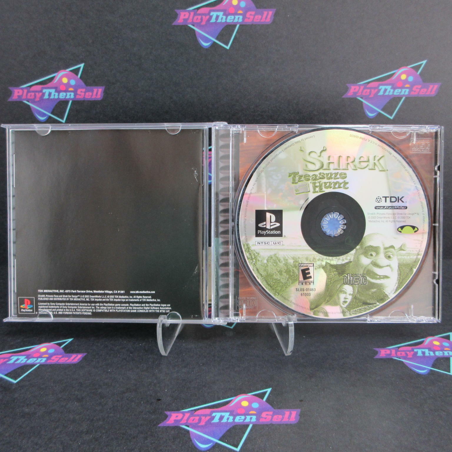 Shrek Treasure Hunt PS1 PlayStation 1 - Like New