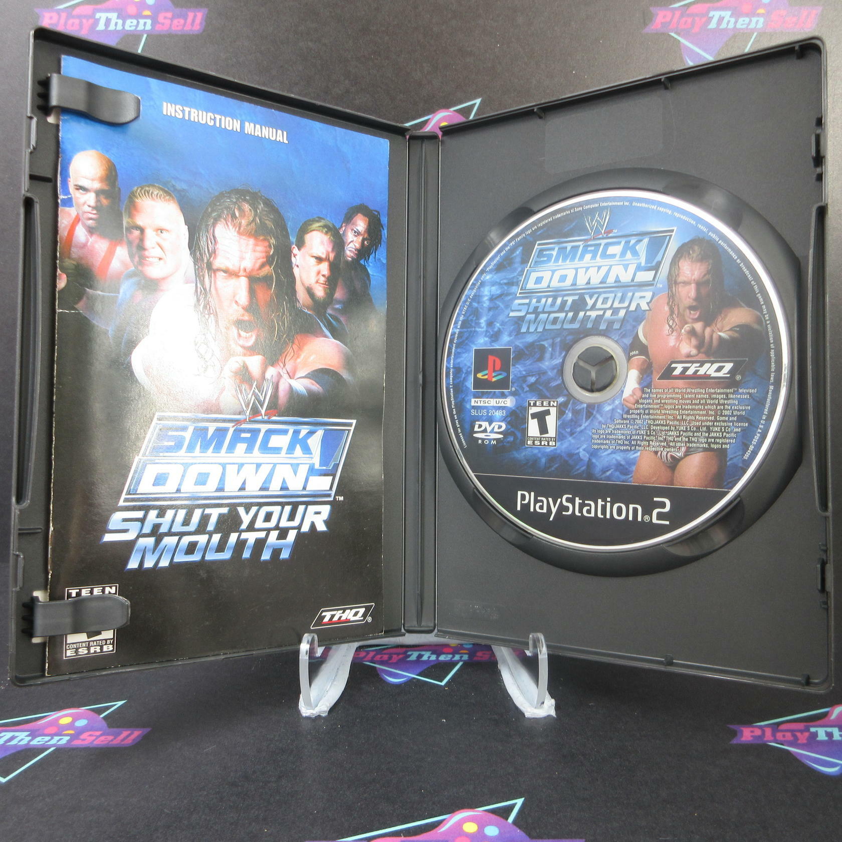 WWE Smackdown Shut Your Mouth PS2 PlayStation 2 - Like New