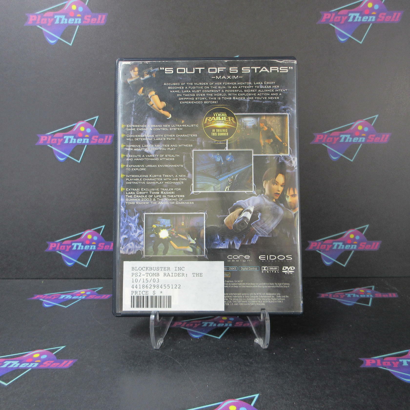 Tomb Raider Angel Of Darkness PS2 PlayStation 2 AD/NM - Very Good