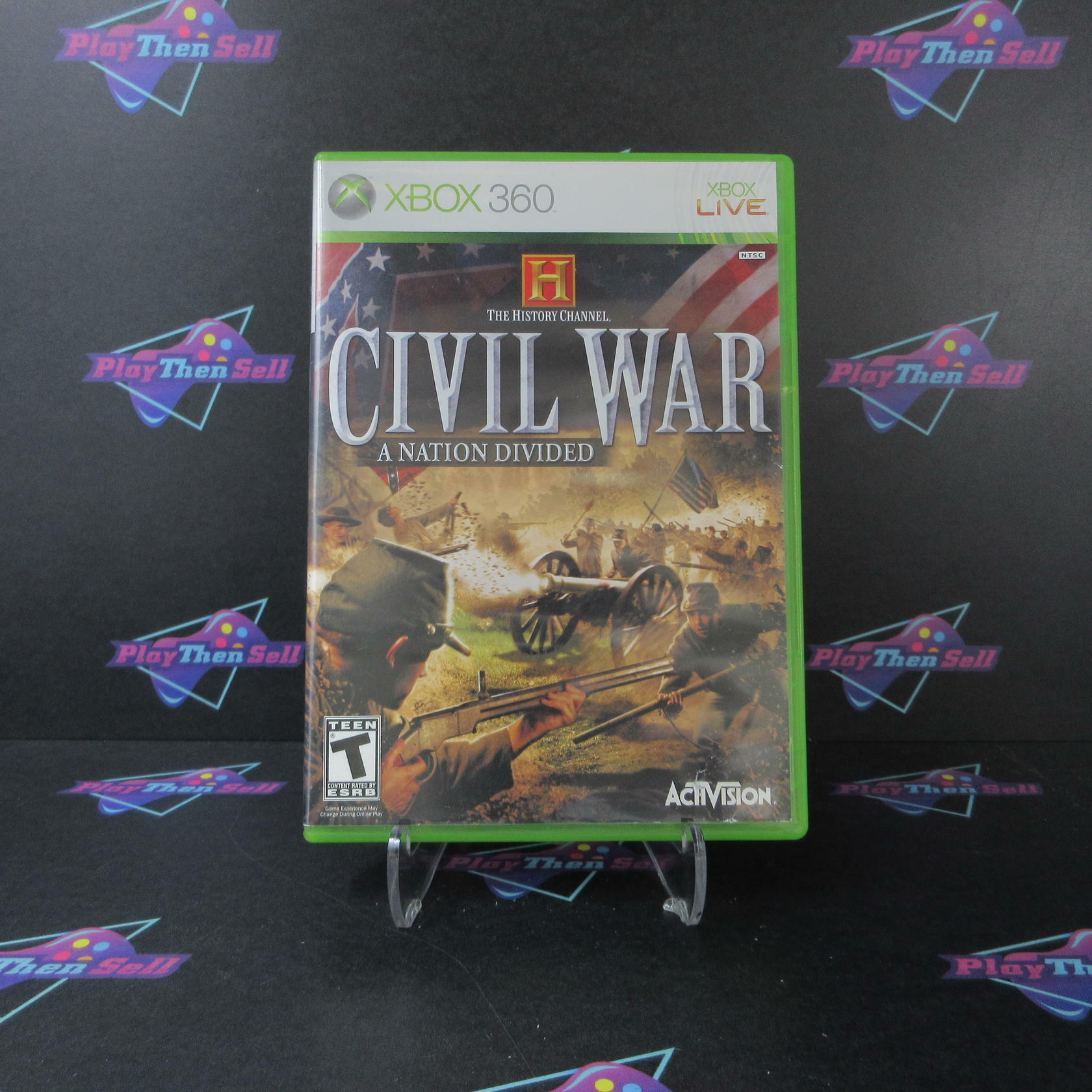 History Channel Civil War A Nation Divided Xbox 360 AD/NM - Very Good