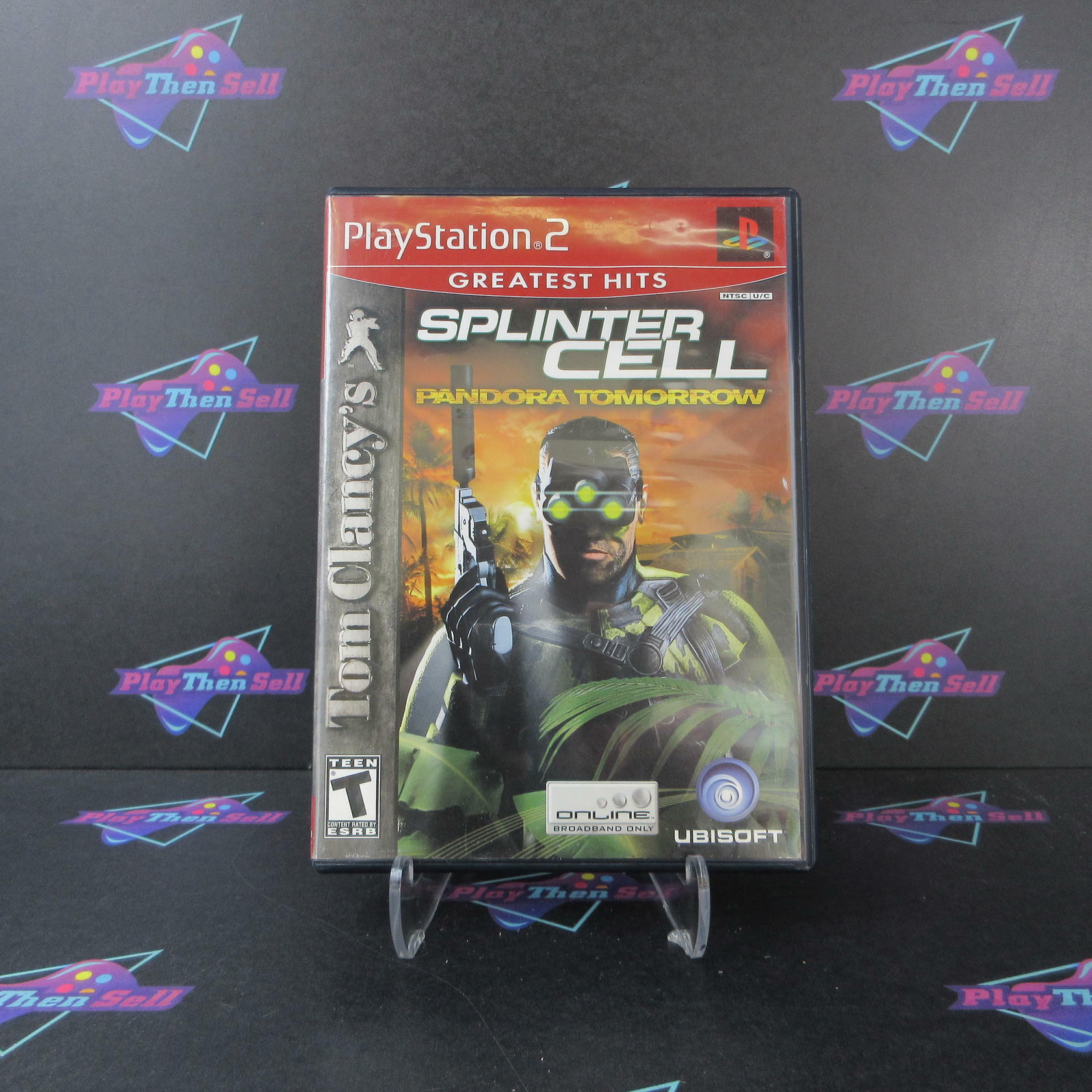 Splinter Cell Pandora Tomorrow GH PS2 PlayStation 2 AD/DD/NM - Very Good