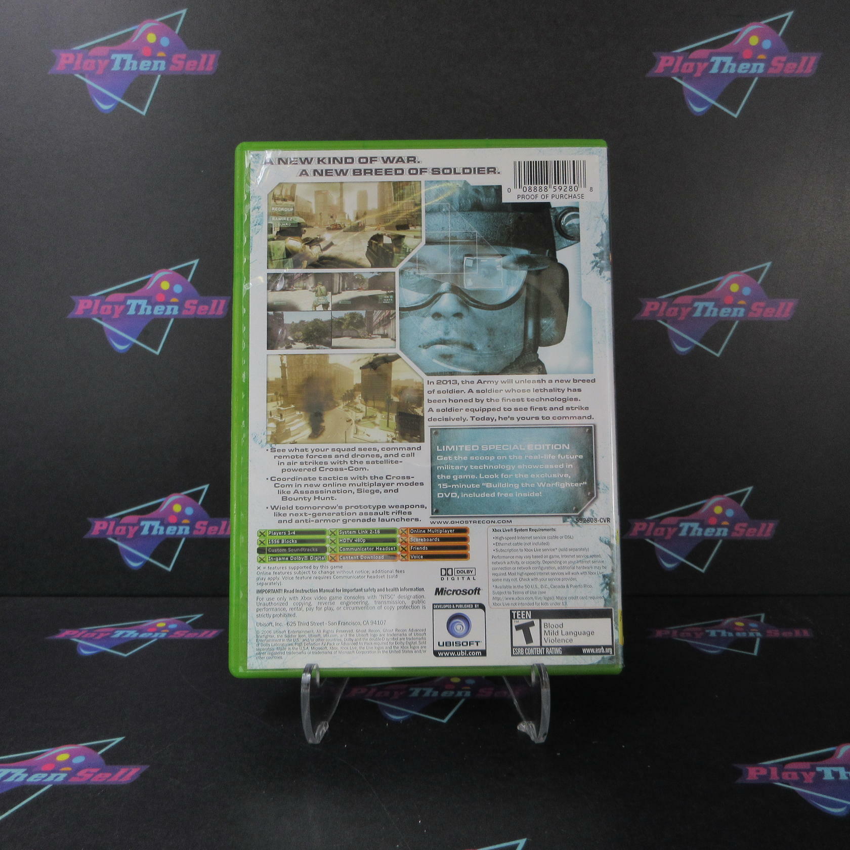 Ghost Recon Advanced Warfighter Limited Special Edition Xbox AD Complete CIB - Very Good