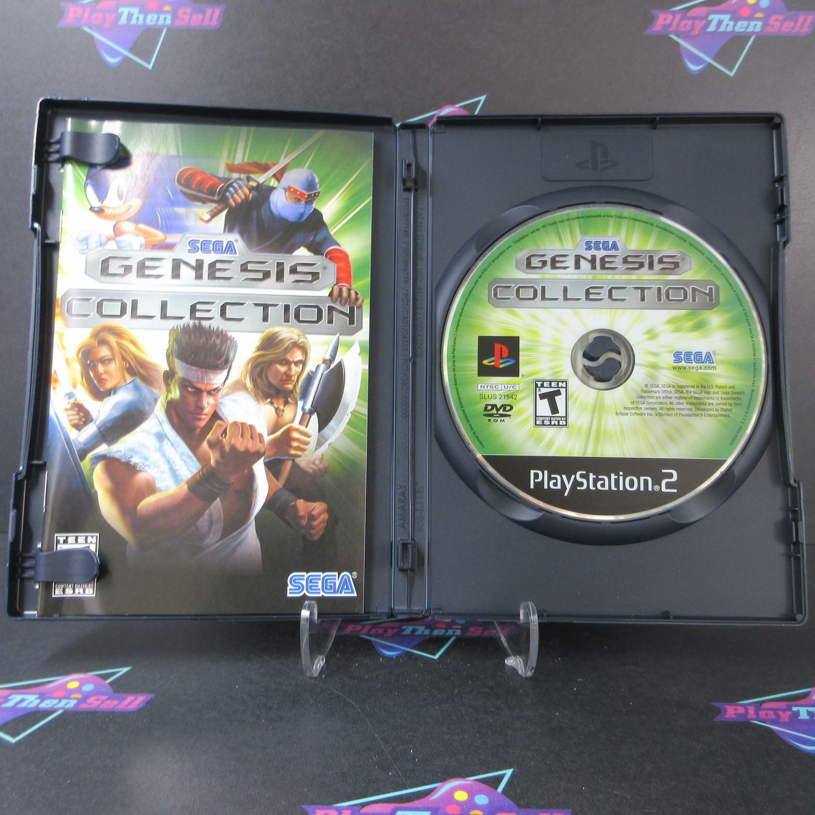 Sega Genesis Collection PS2 PlayStation 2 AD Complete CIB - Very Good