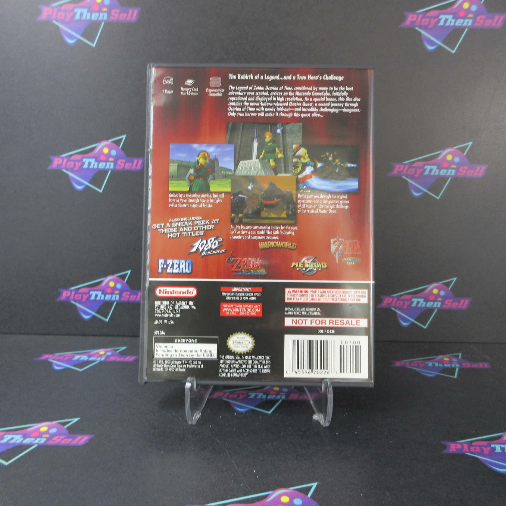 The Legend of Zelda Ocarina of Time Master Quest Nintendo GameCube - Like New