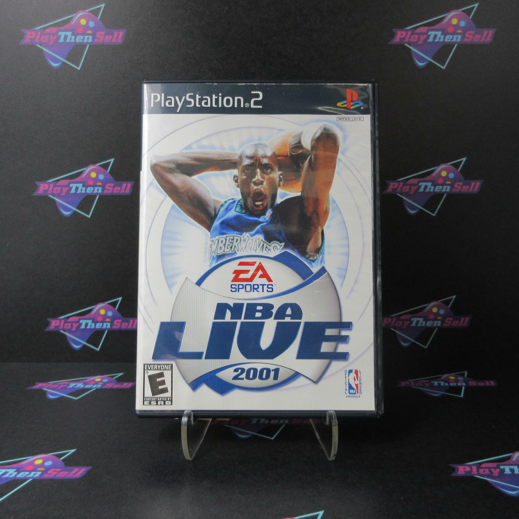 NBA Live 2001 PS2 PlayStation 2 + Reg Card - Like New