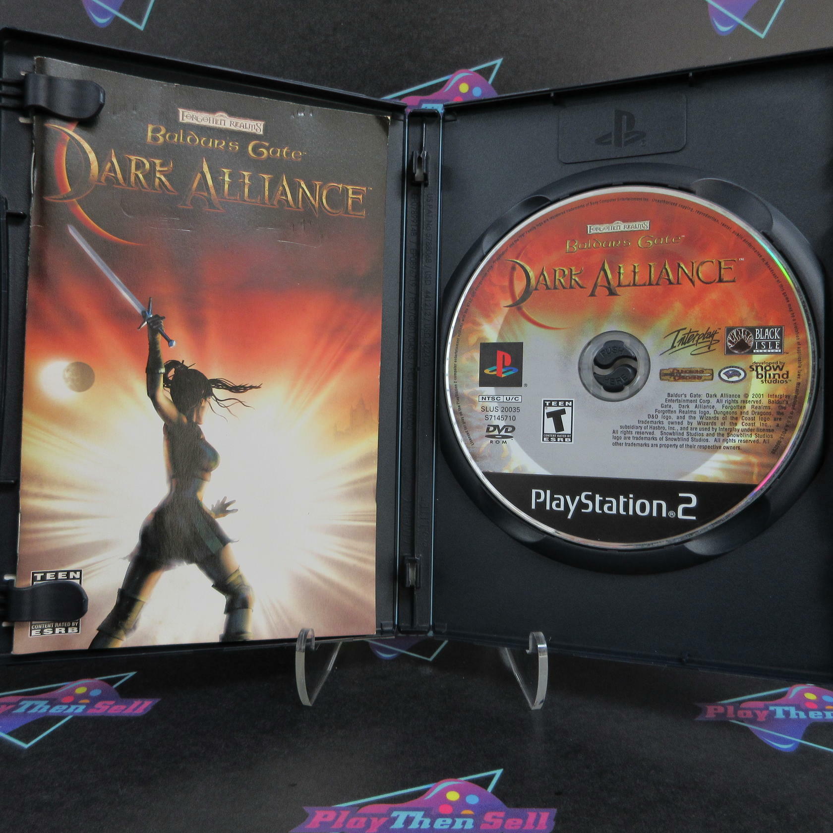 Baldur's Gate Dark Alliance PS2 PlayStation 2 - Like New