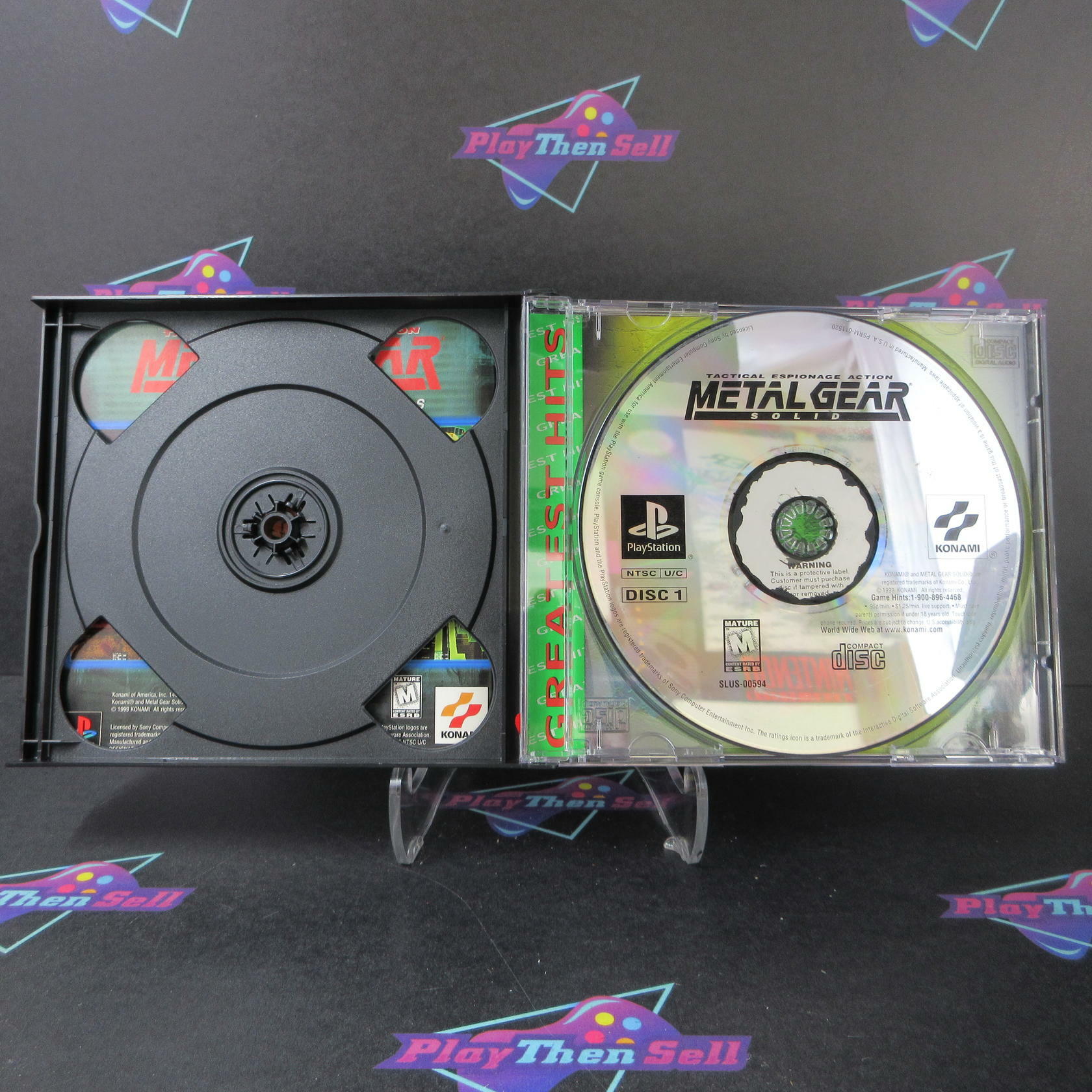 Metal Gear Solid GH PS1 PlayStation 1 DD Complete - Very Good