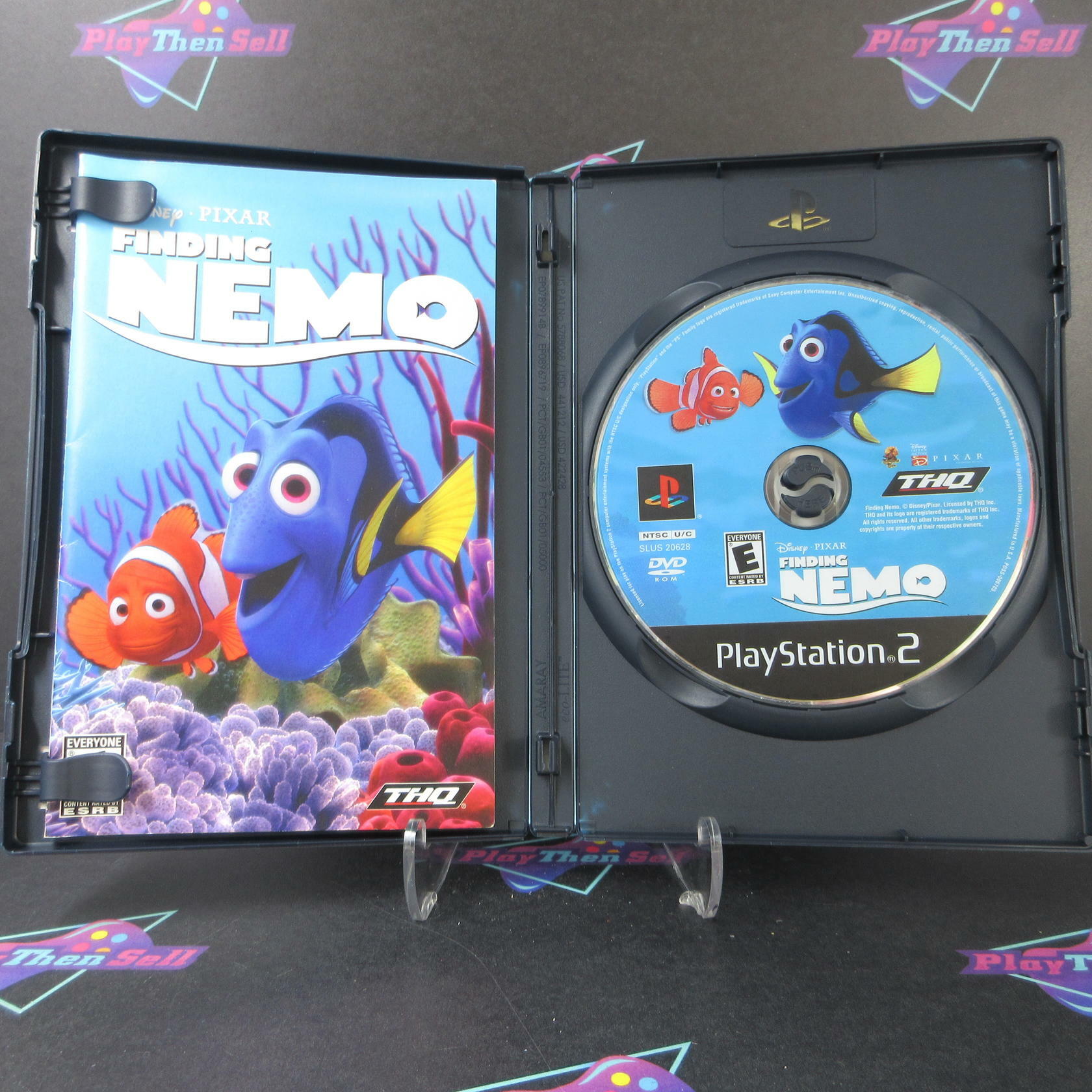 Finding Nemo PS2 PlayStation 2 + Movie Ticket - Like New