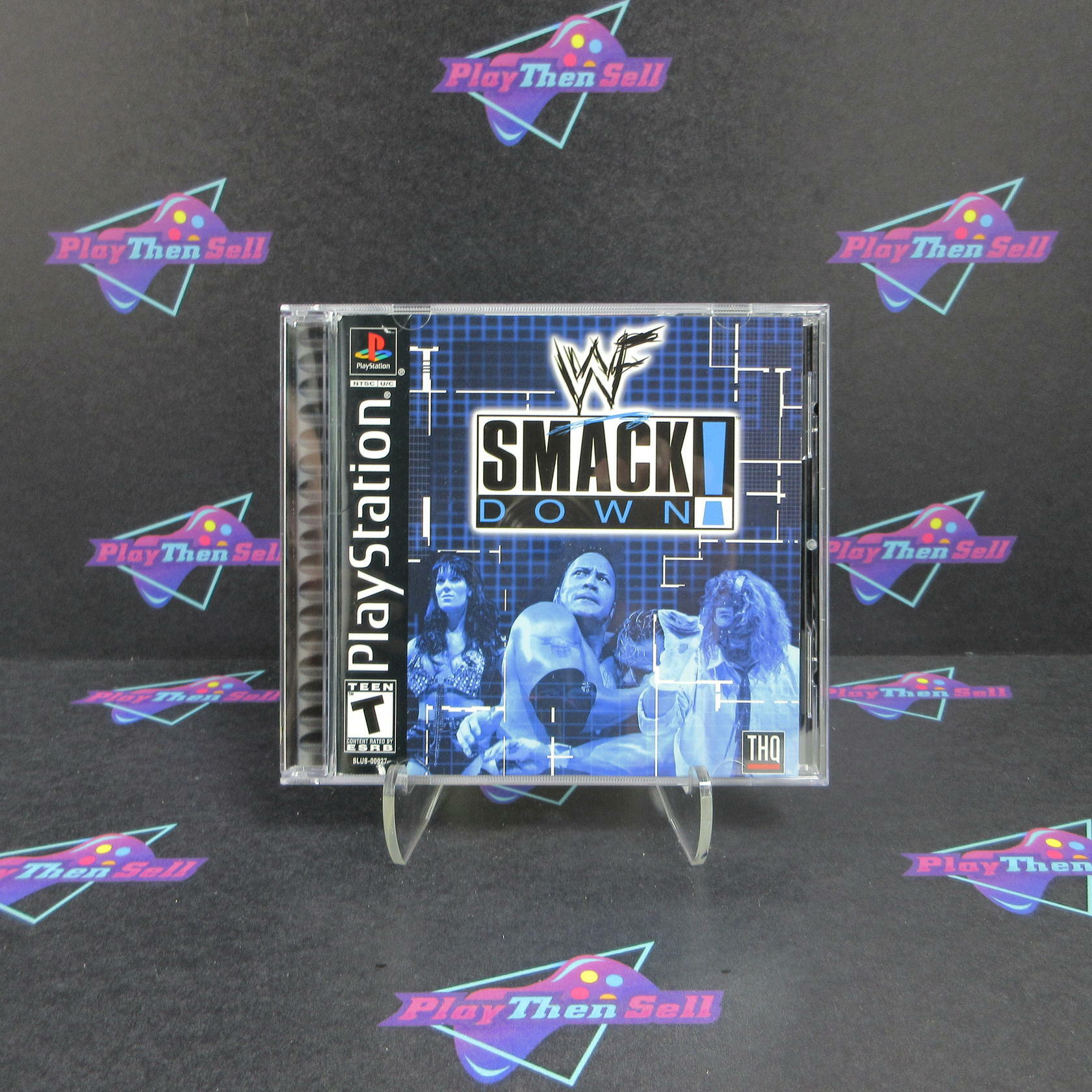 WWF Smackdown! PS1 PlayStation 1 + Reg Card - Like New