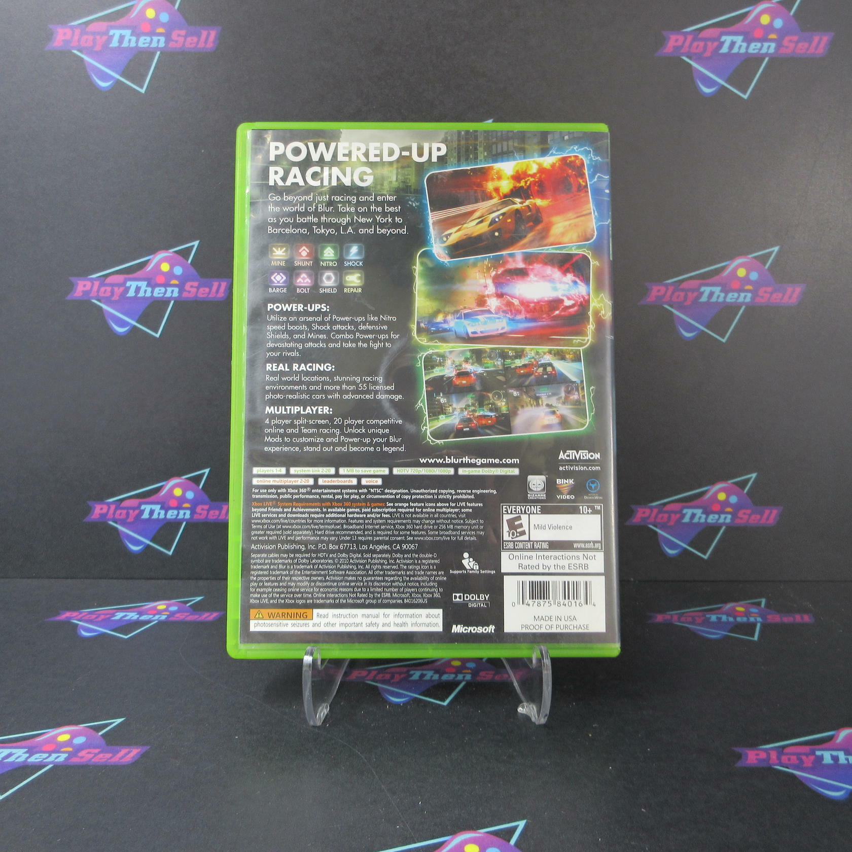 Blur Xbox 360 AD/NM - Very Good