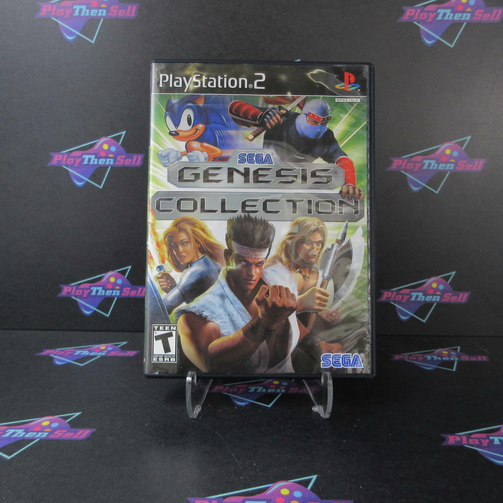 Sega Genesis Collection PS2 PlayStation 2 AD Complete CIB - Very Good