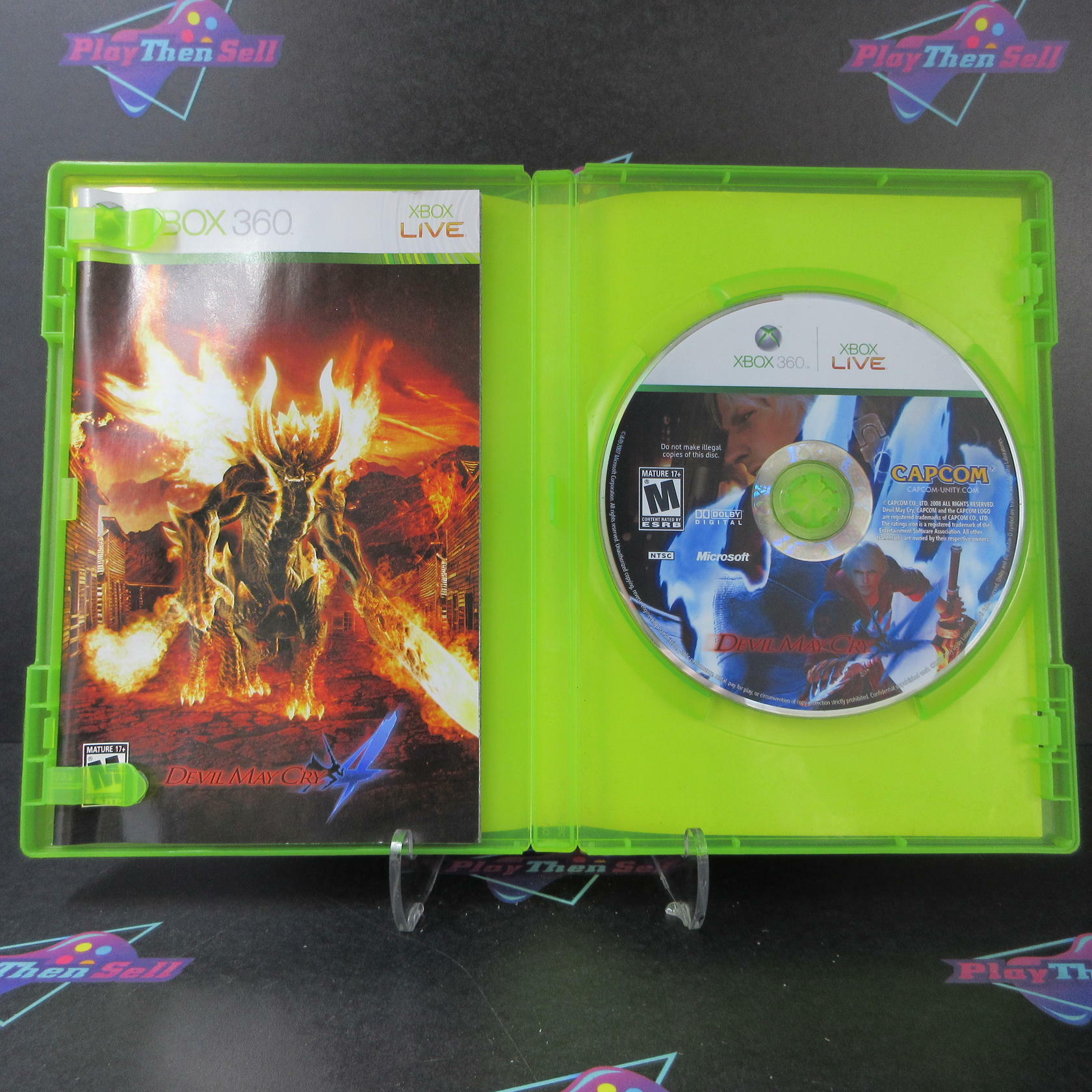 Devil May Cry 4 Xbox 360 AD Complete CIB - Very Good
