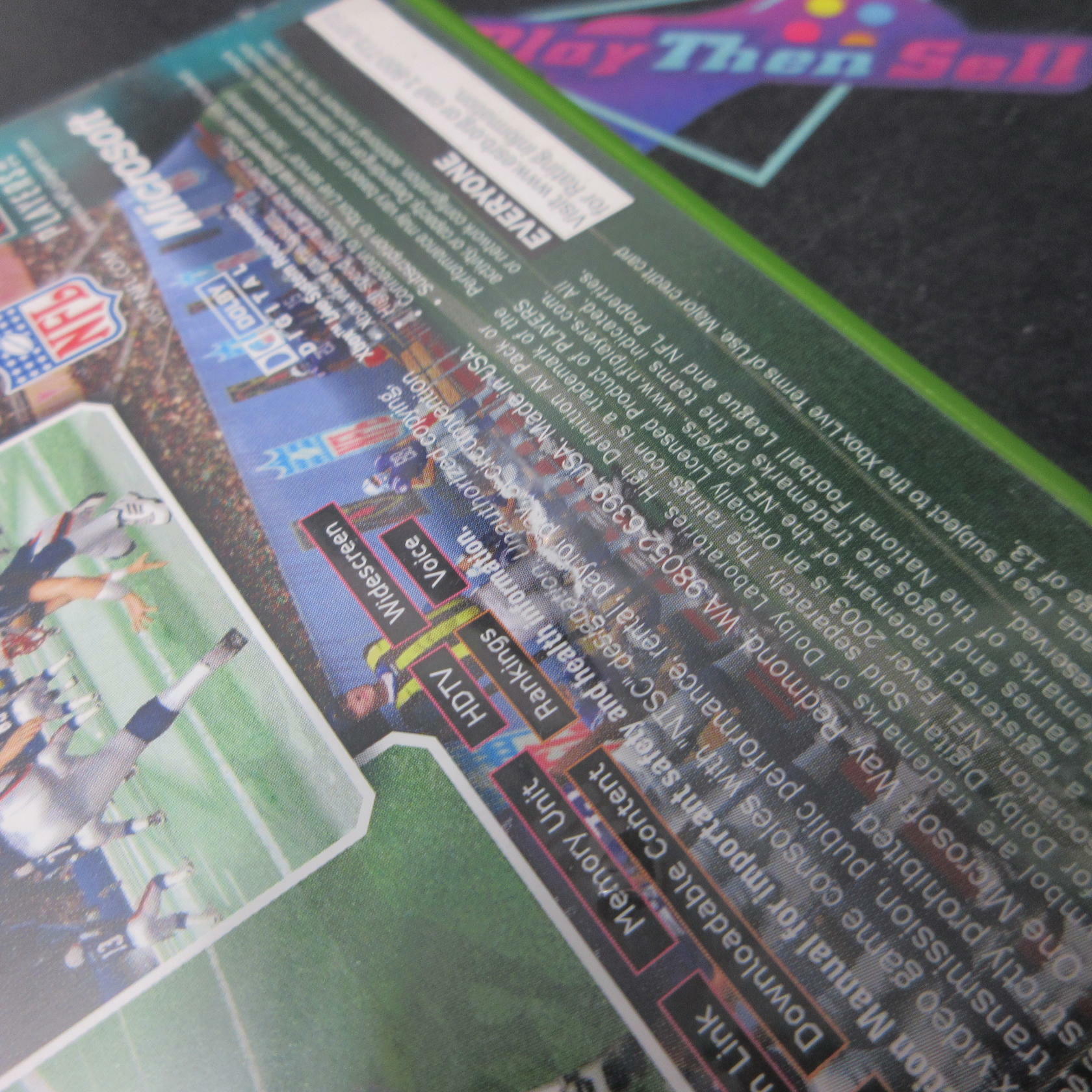 NFL Fever 2003 Xbox AD Complete CIB - Very Good