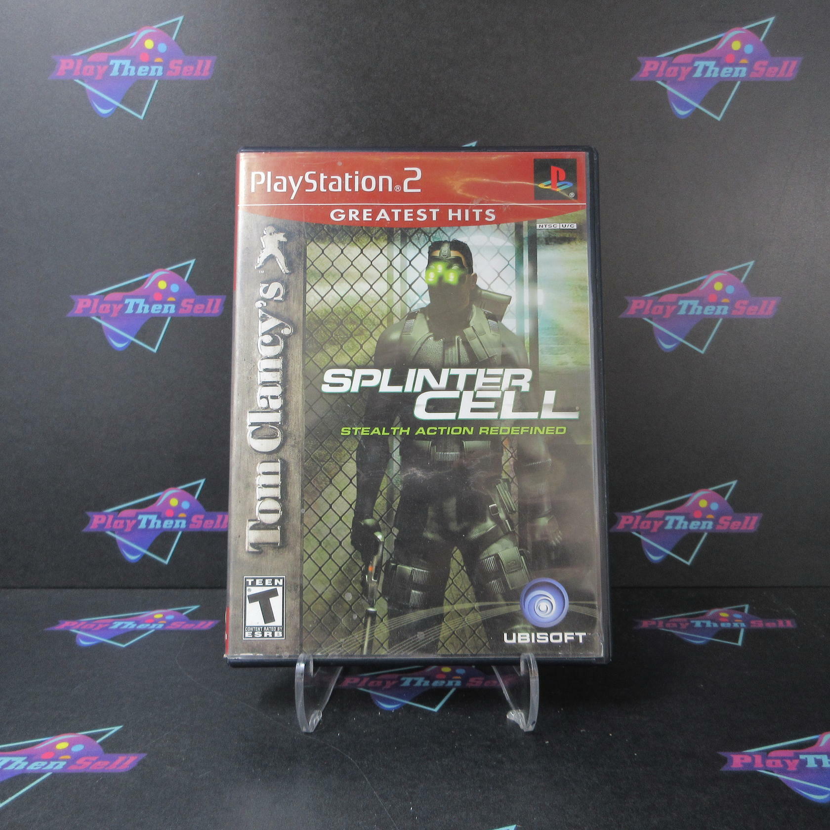 Tom Clancy's Splinter Cell GH PS2 PlayStation 2 BL Disc AD/NM - Very Good