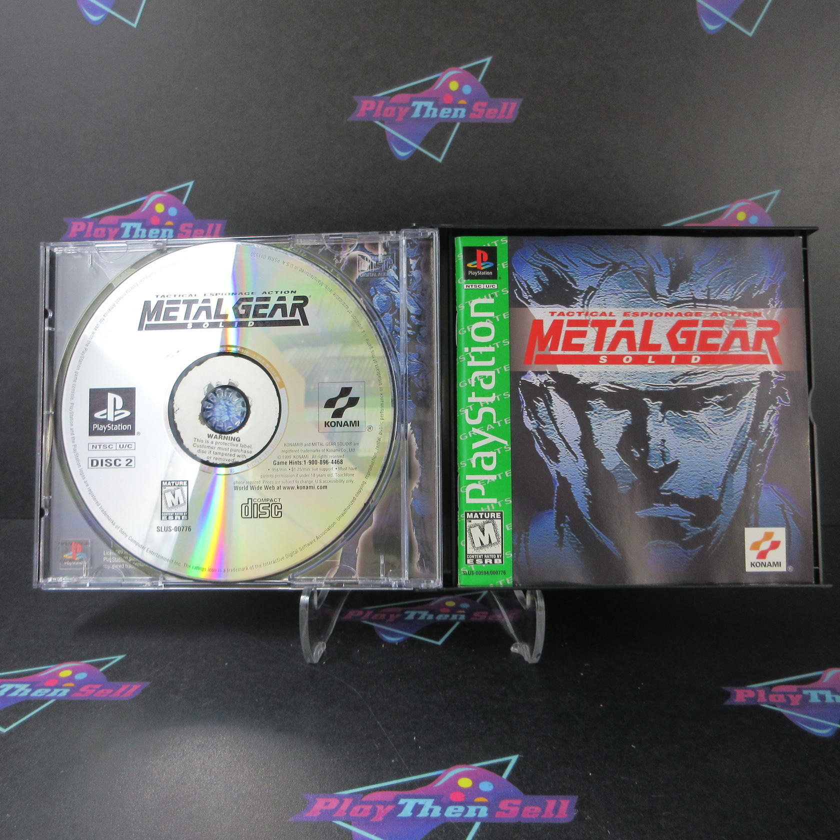Metal Gear Solid GH PS1 PlayStation 1 DD Complete - Very Good