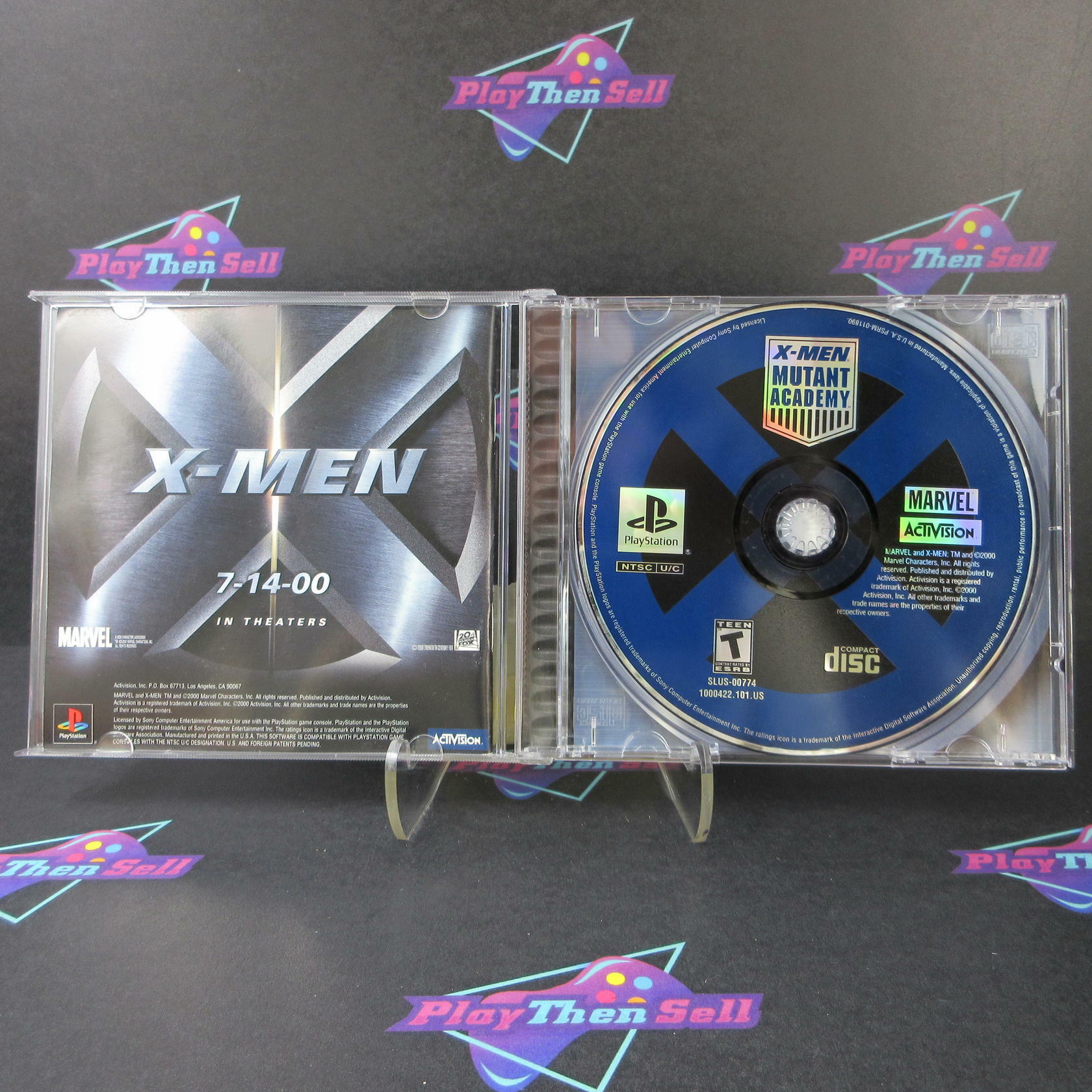 X-Men Mutant Academy PS1 PlayStation 1 + Reg Card - Like New