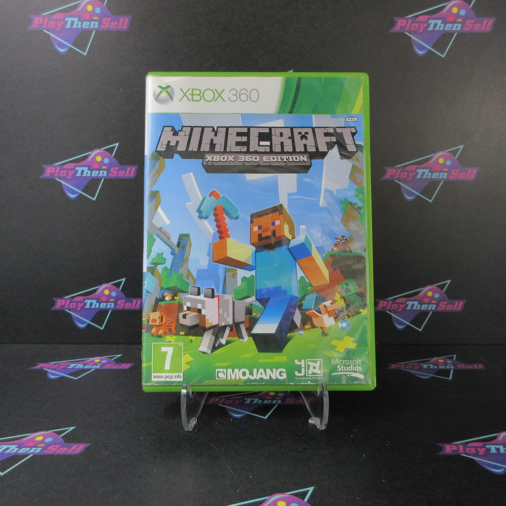 Minecraft Xbox 360 PAL AD Complete CIB - Very Good