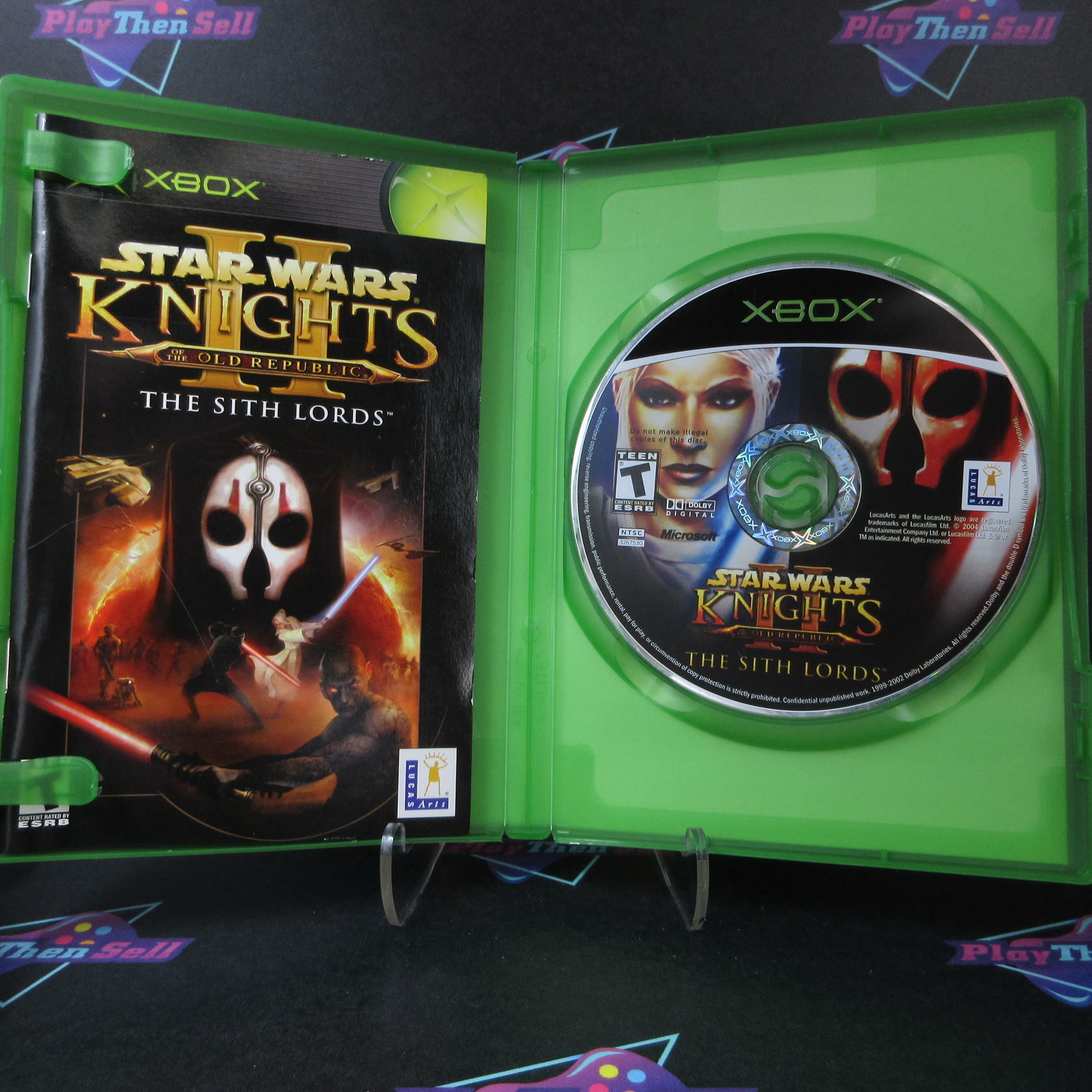 Star Wars Knights of the Old Republic II Sith Lords Xbox + Reg Card - Like New