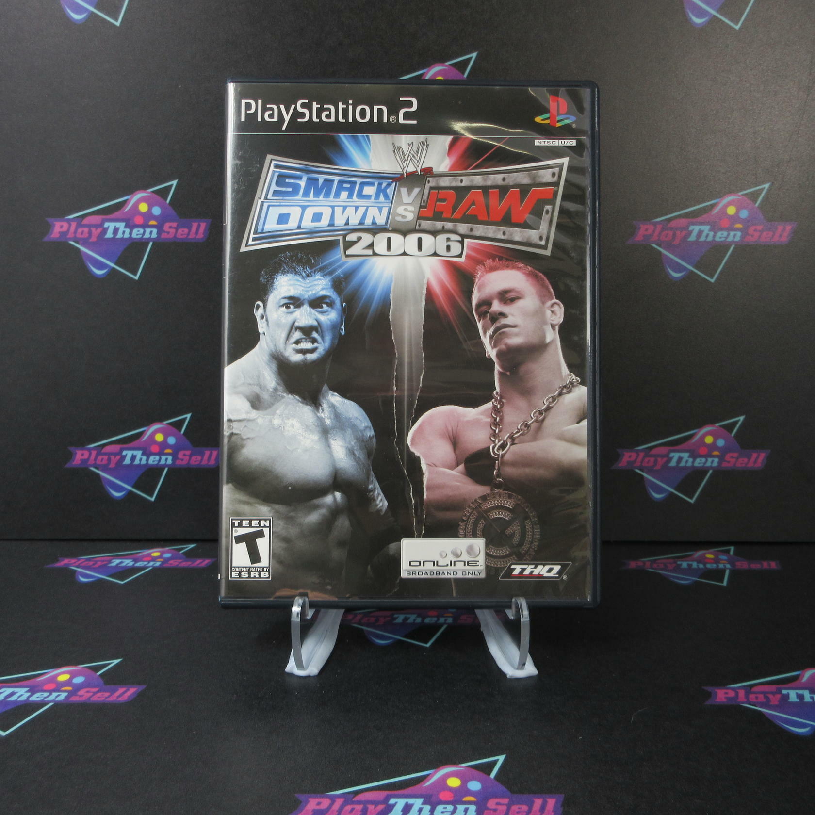SmackDown Vs Raw 2006 PS2 PlayStation 2 - Like New