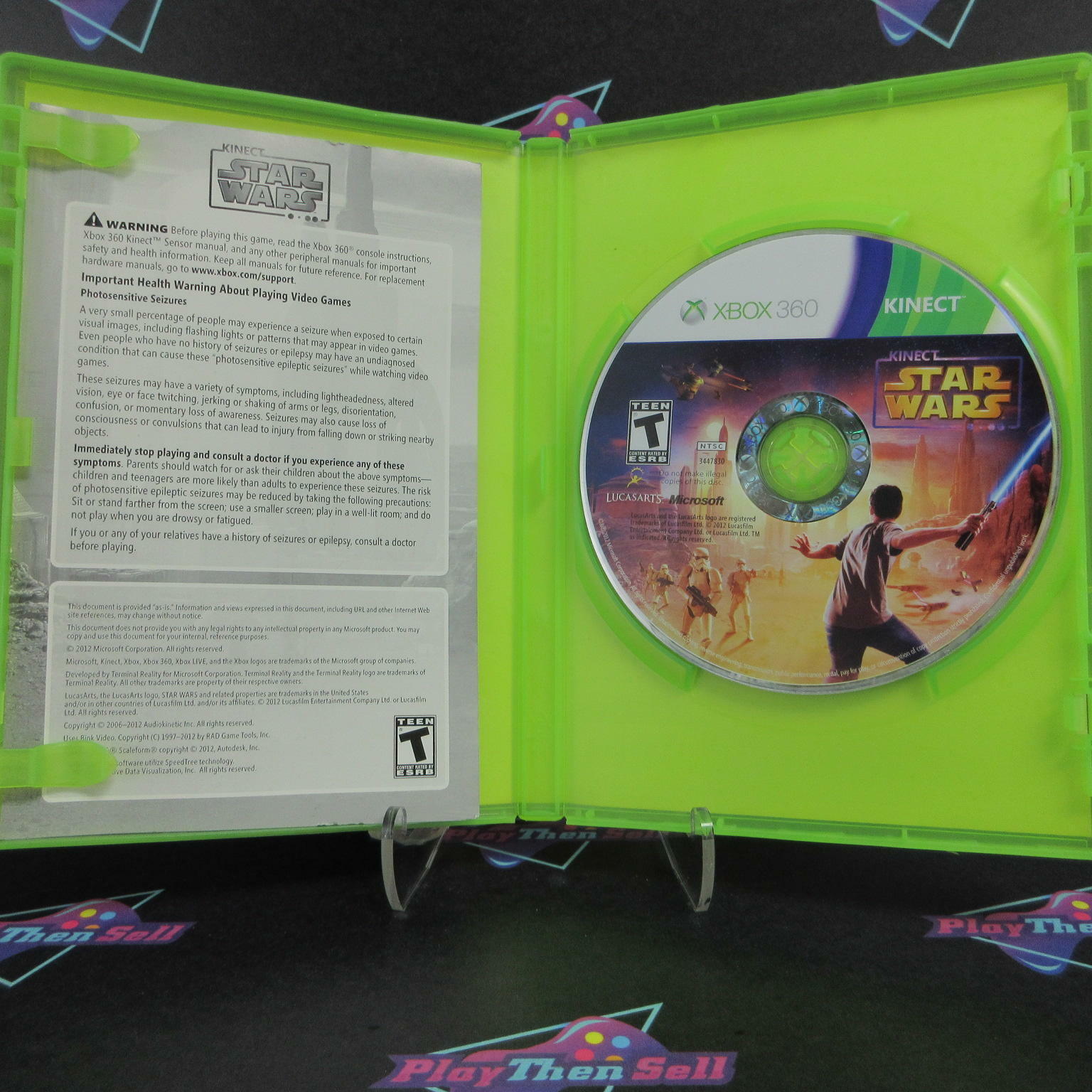 Kinect Star Wars Xbox 360 + Demo Disc - Like New